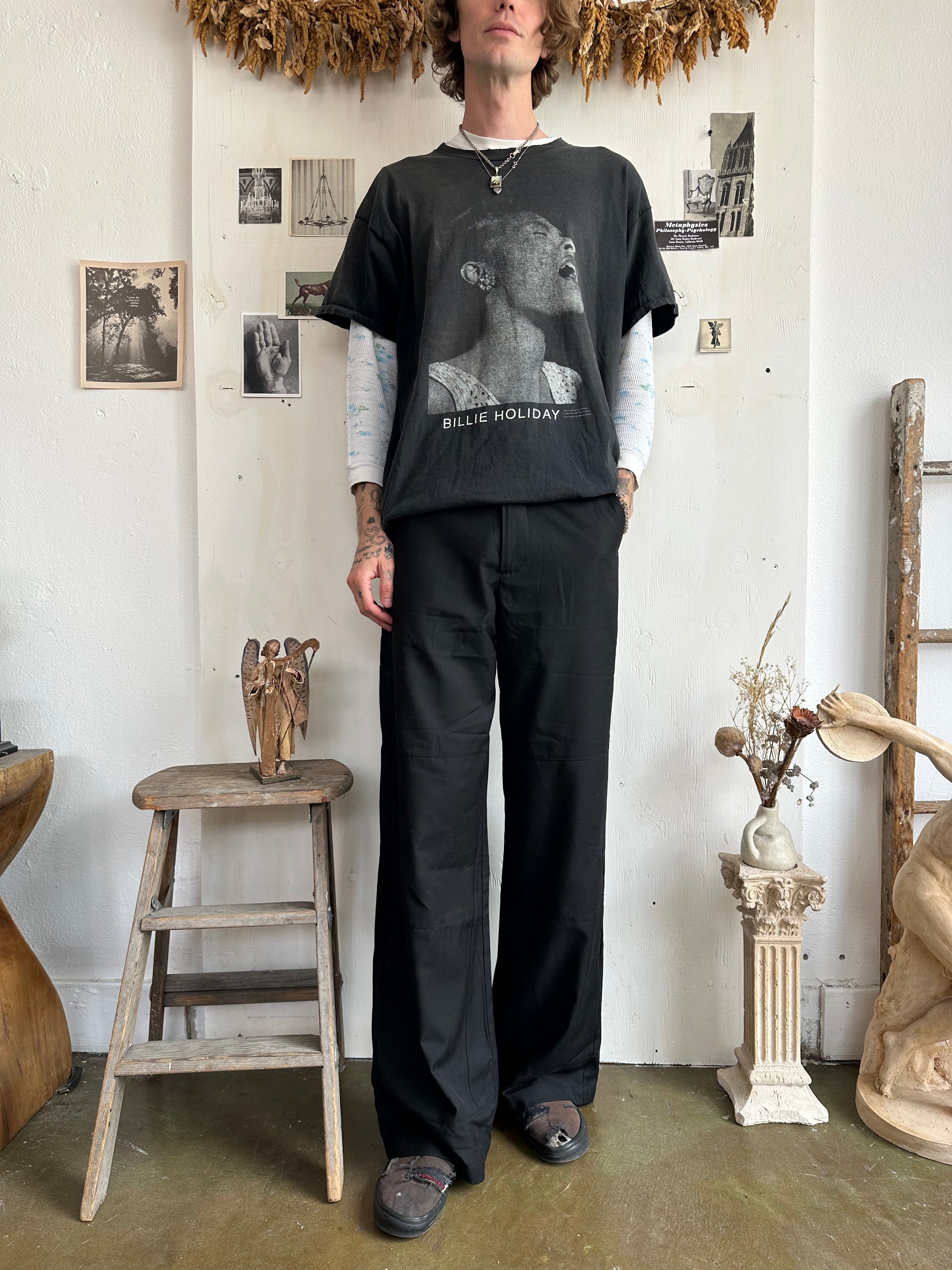 1990s Well Worn Billy Holiday T-Shirt (XL)