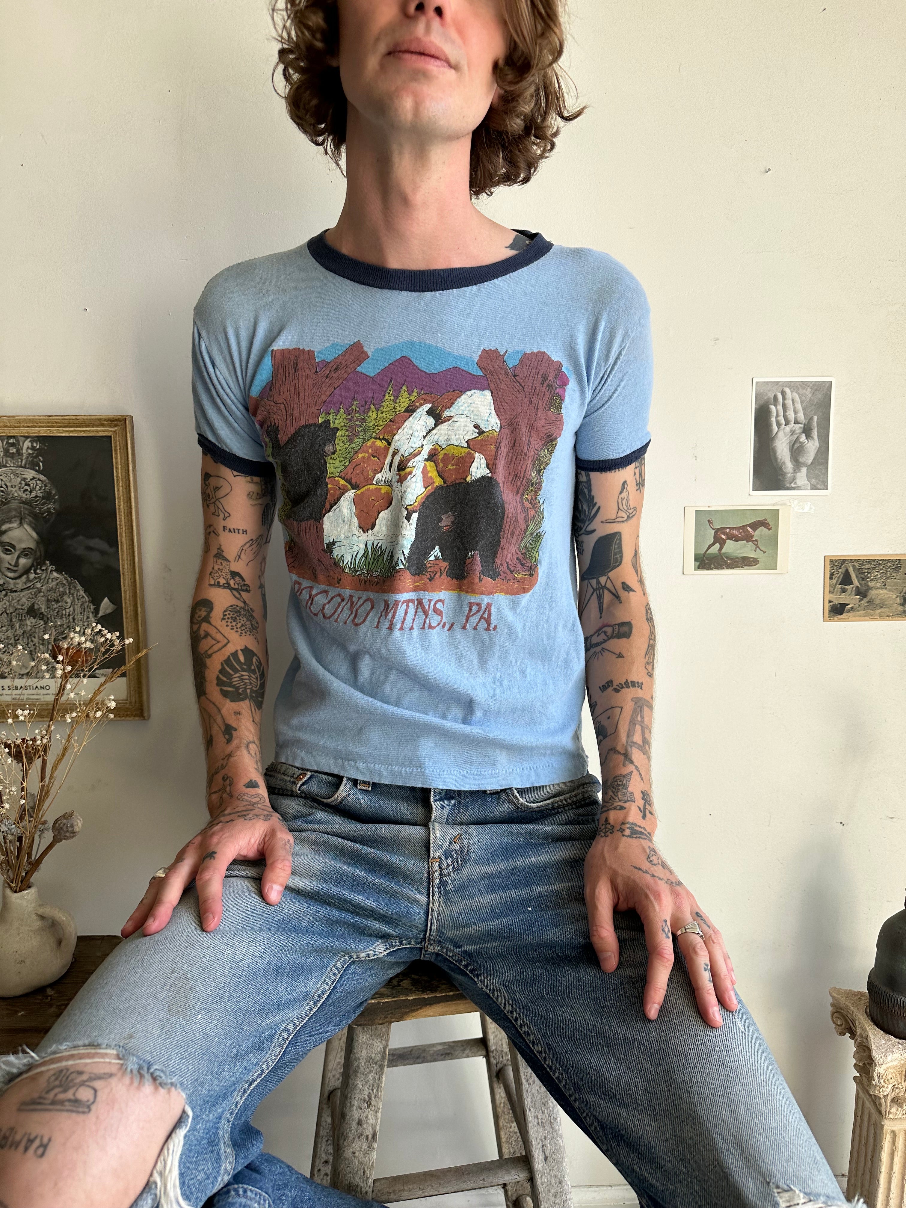 1970s Pocono Mountains Tee (S/M)