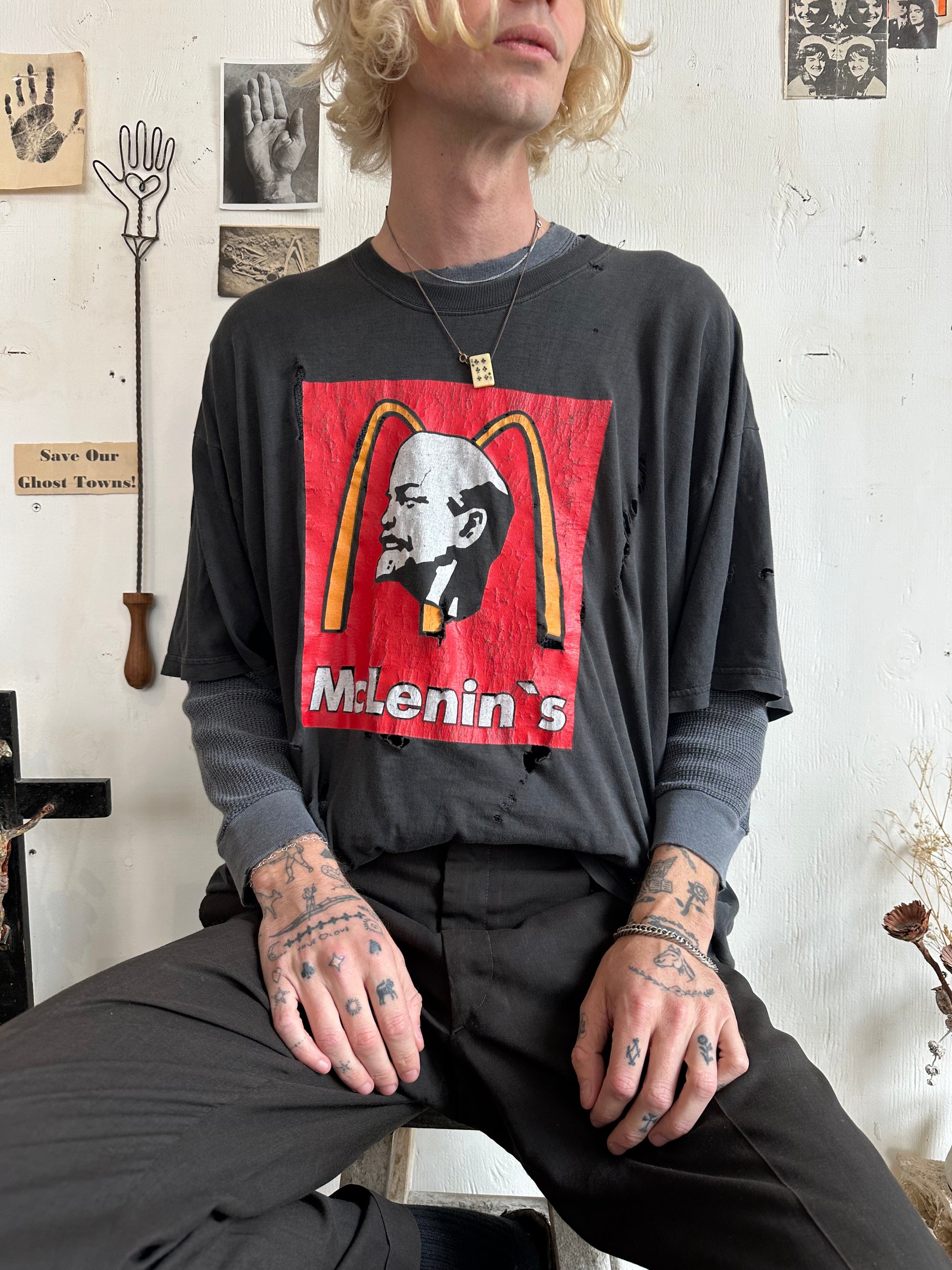 1990s Thrashed and Paper Thin Mclennins T-Shirt