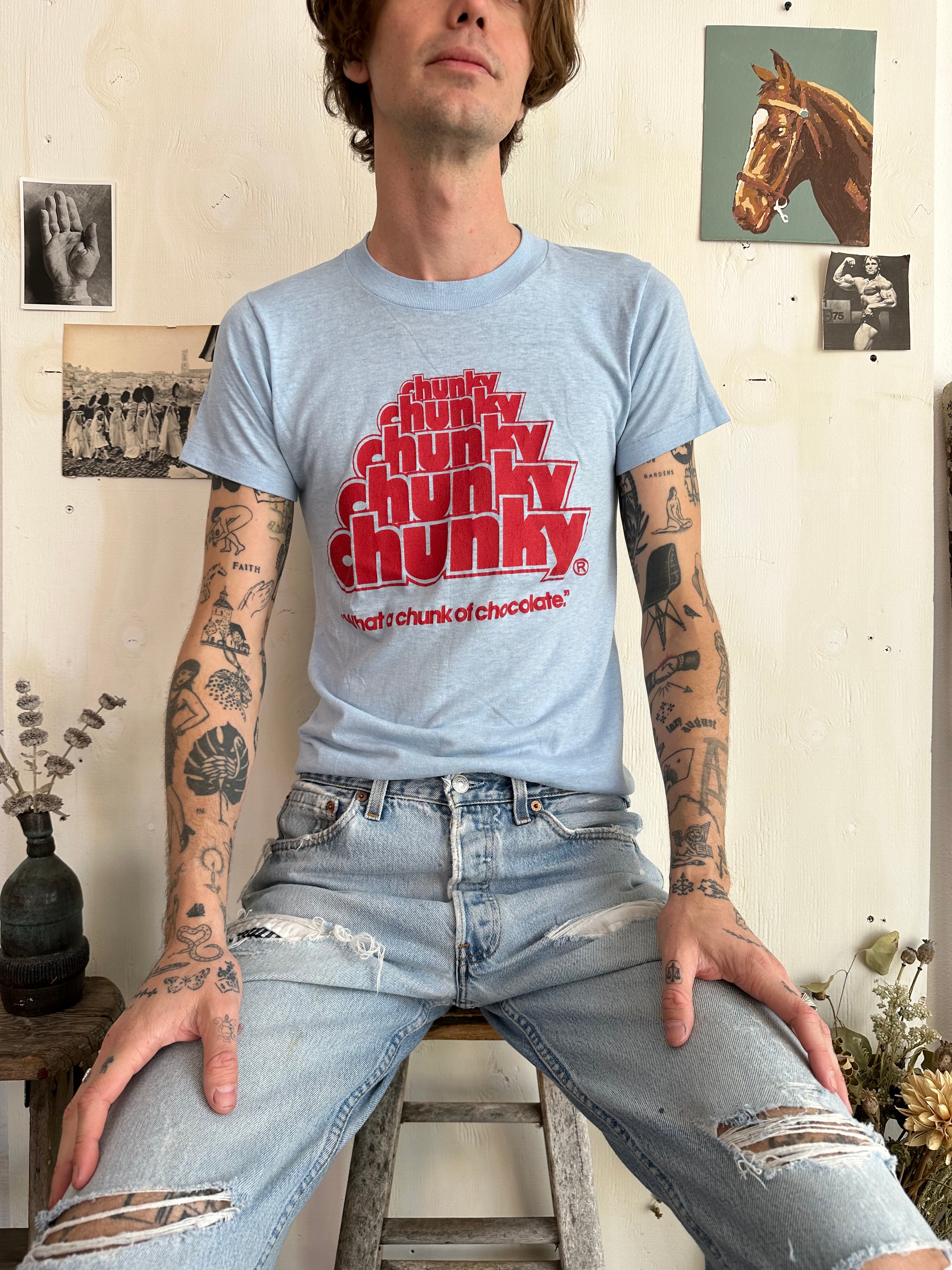 1970s Chunky Chocolate Bar T-Shirt (S/M)