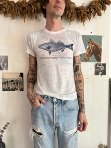1980s Paper Thin Straight Wharf Tee (S/M)