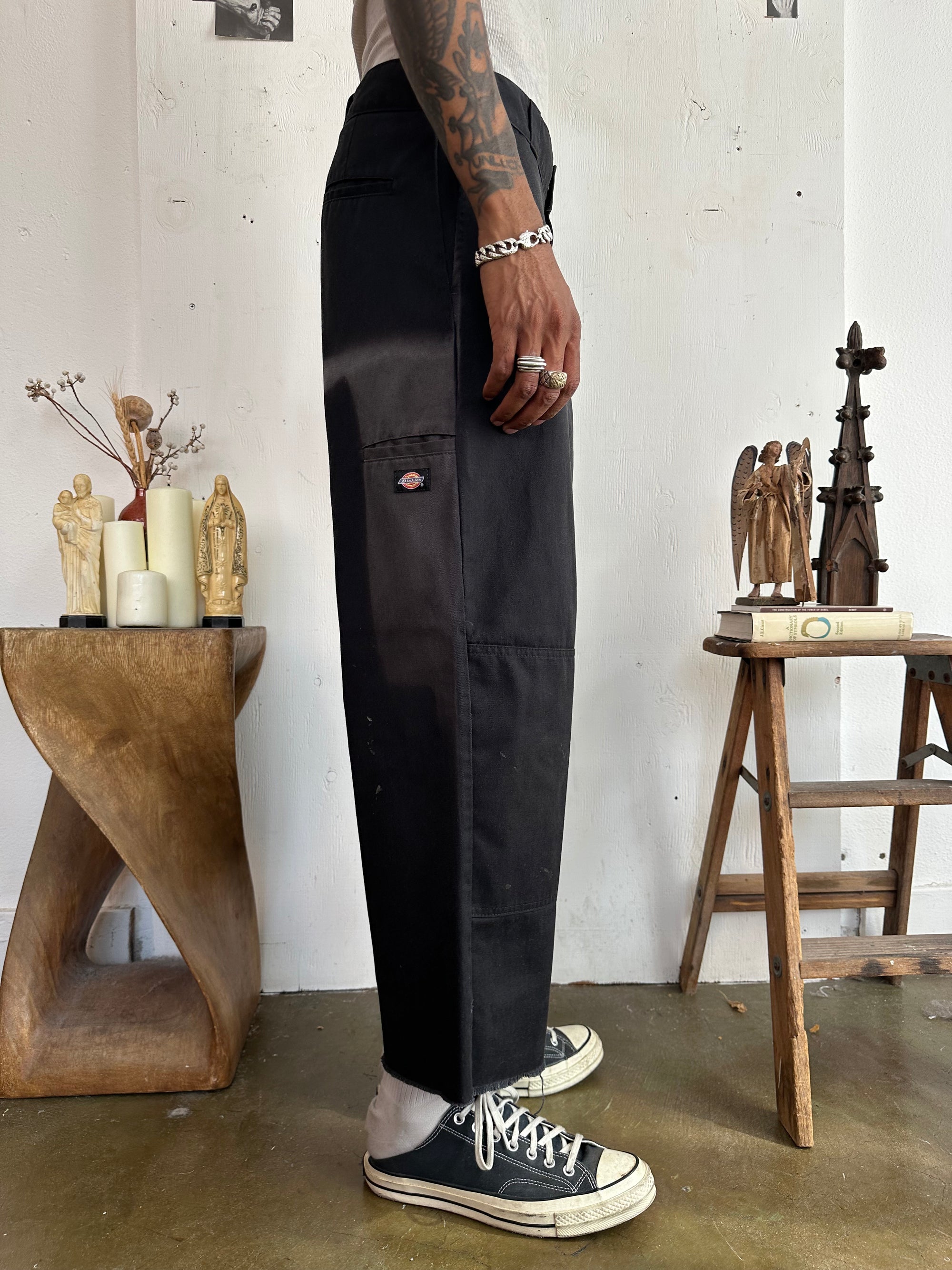 2000s Loose Fit Sun Faded Black Dickies