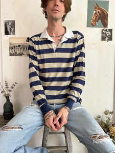 1970s Striped Rugby Shirt (M/L)