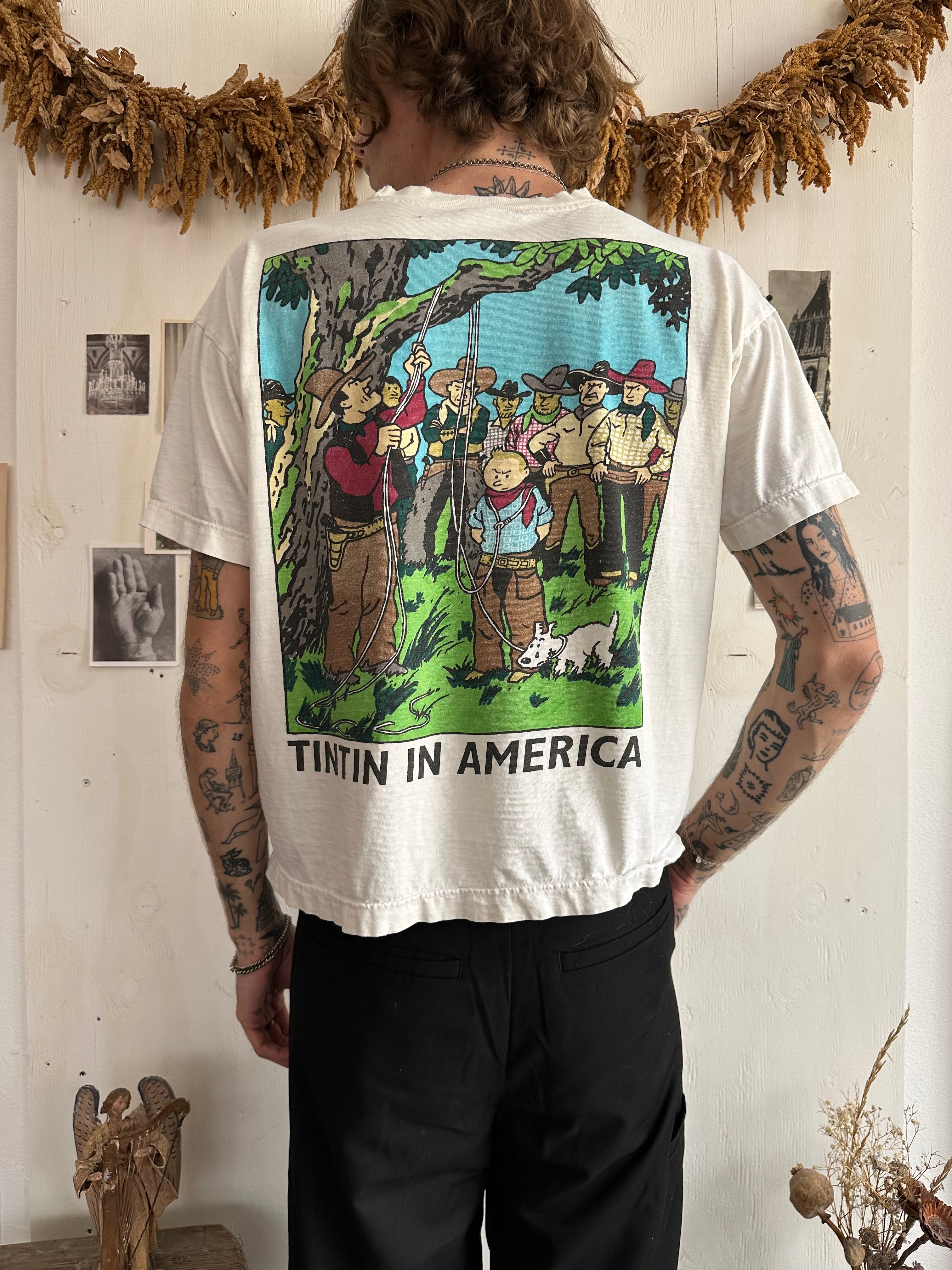 1990s Tin Tin In American Tee (Boxy M)