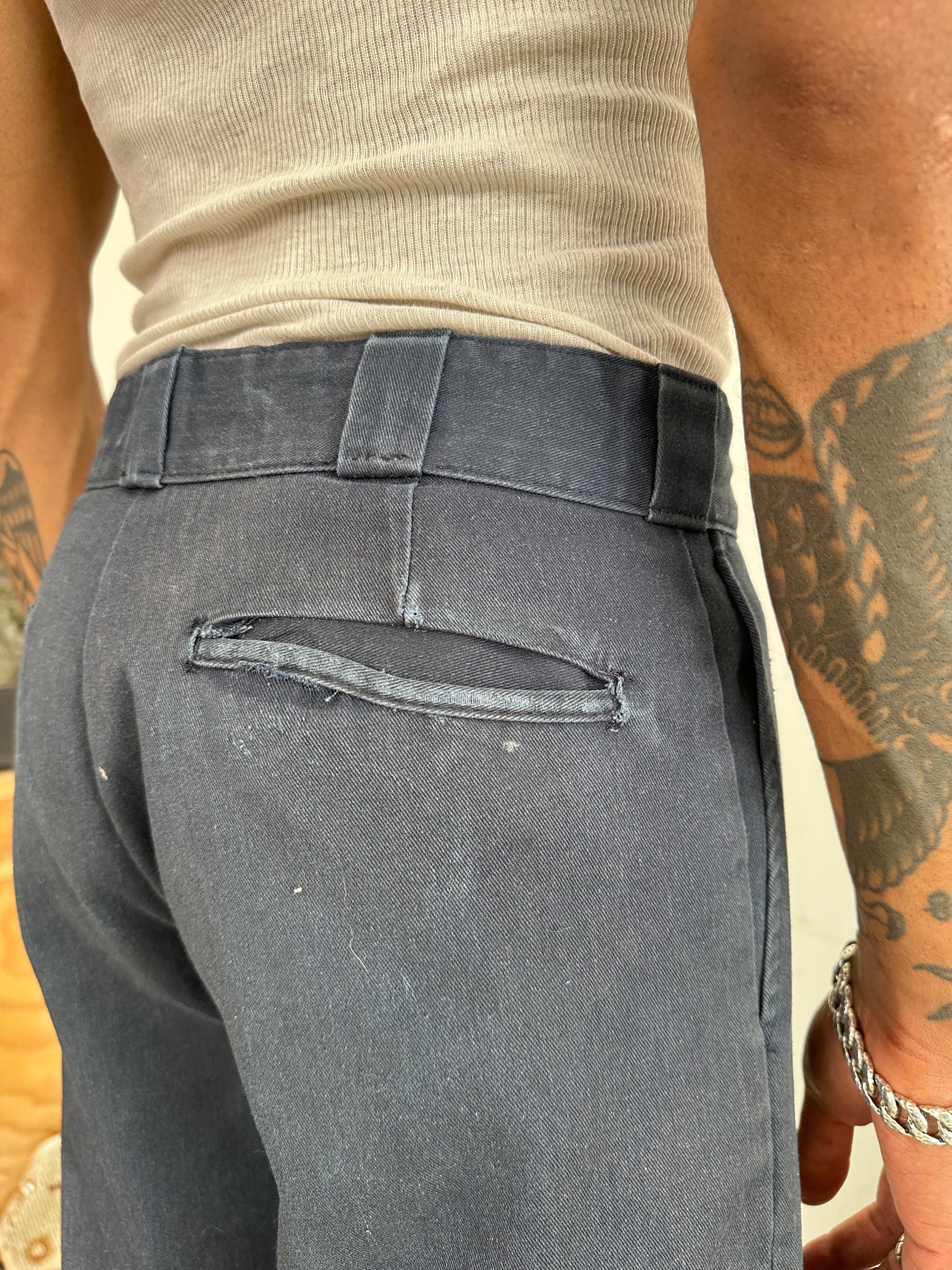 1990s Faded Blue Double Knee Dickies