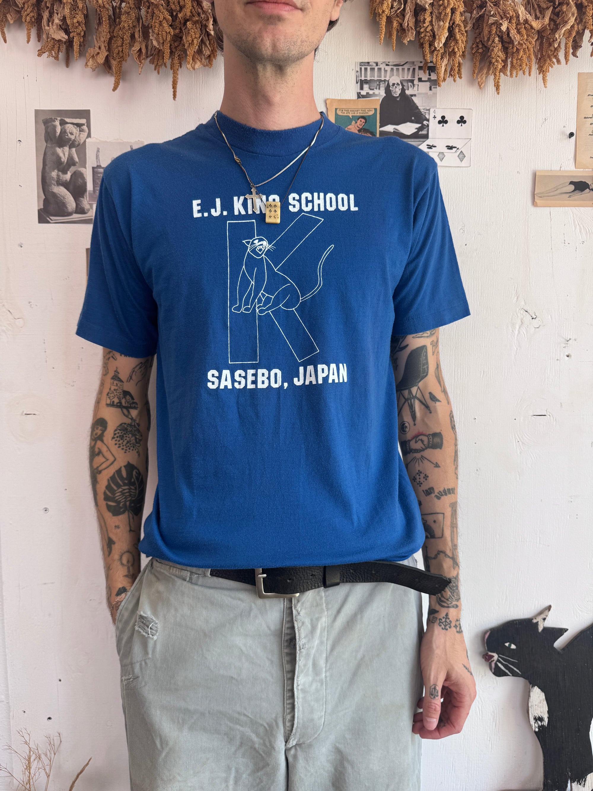 1970s E.J. King School Japan Tee (M)