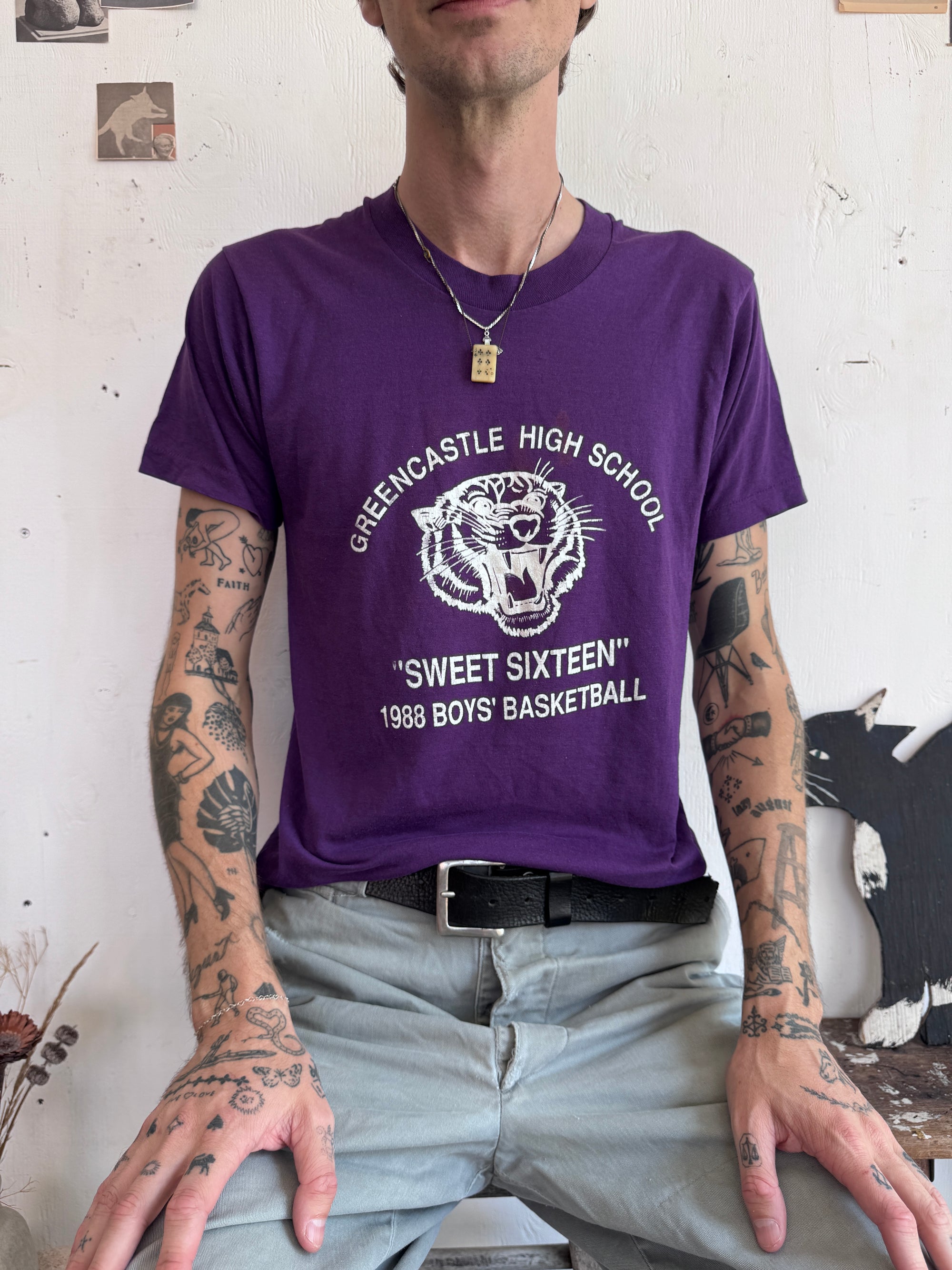 1988 Sweet Sixteen Tiger Tee (M)