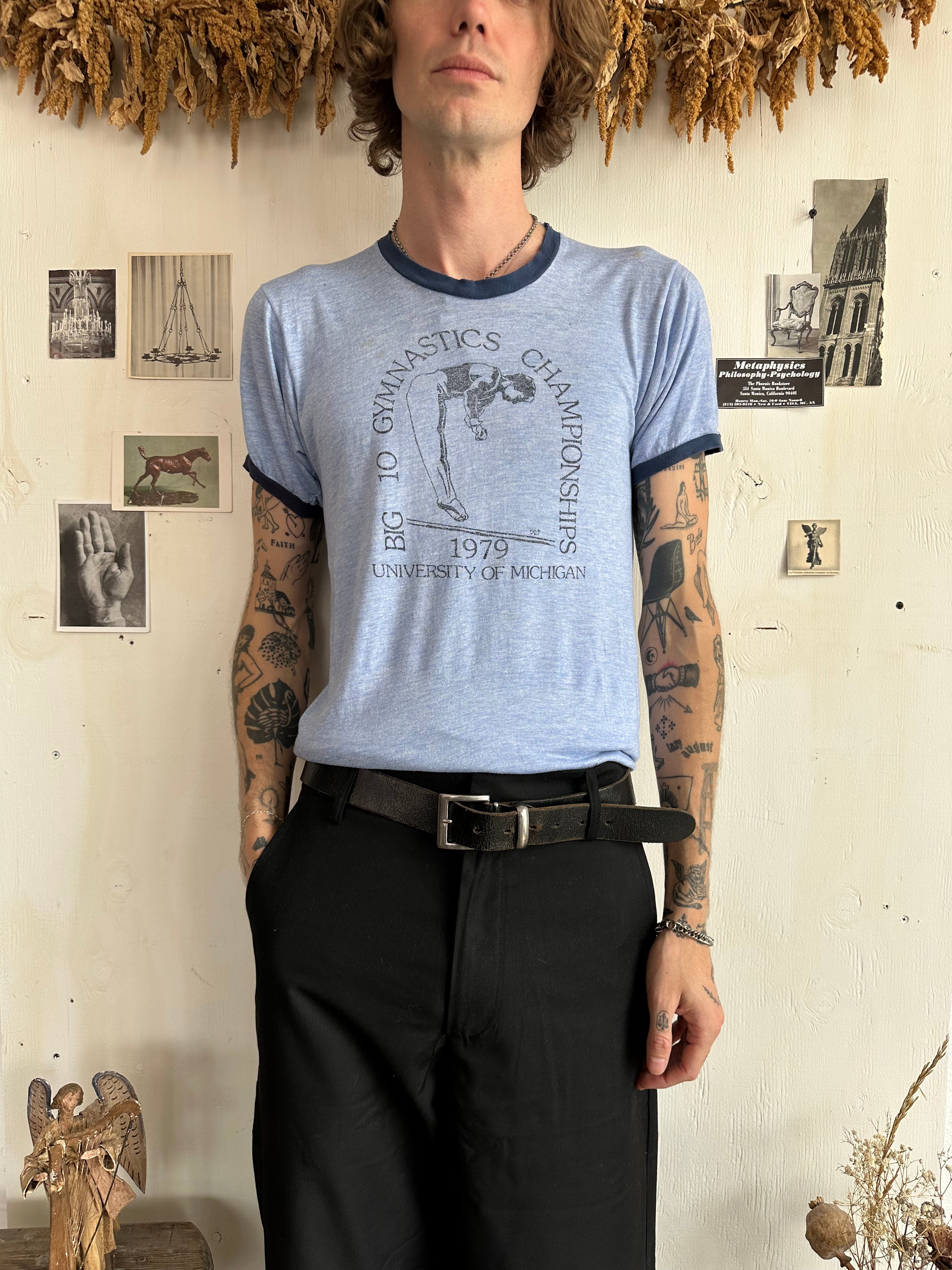 1980s Paper Thin Gymnastics T-Shirt (M)
