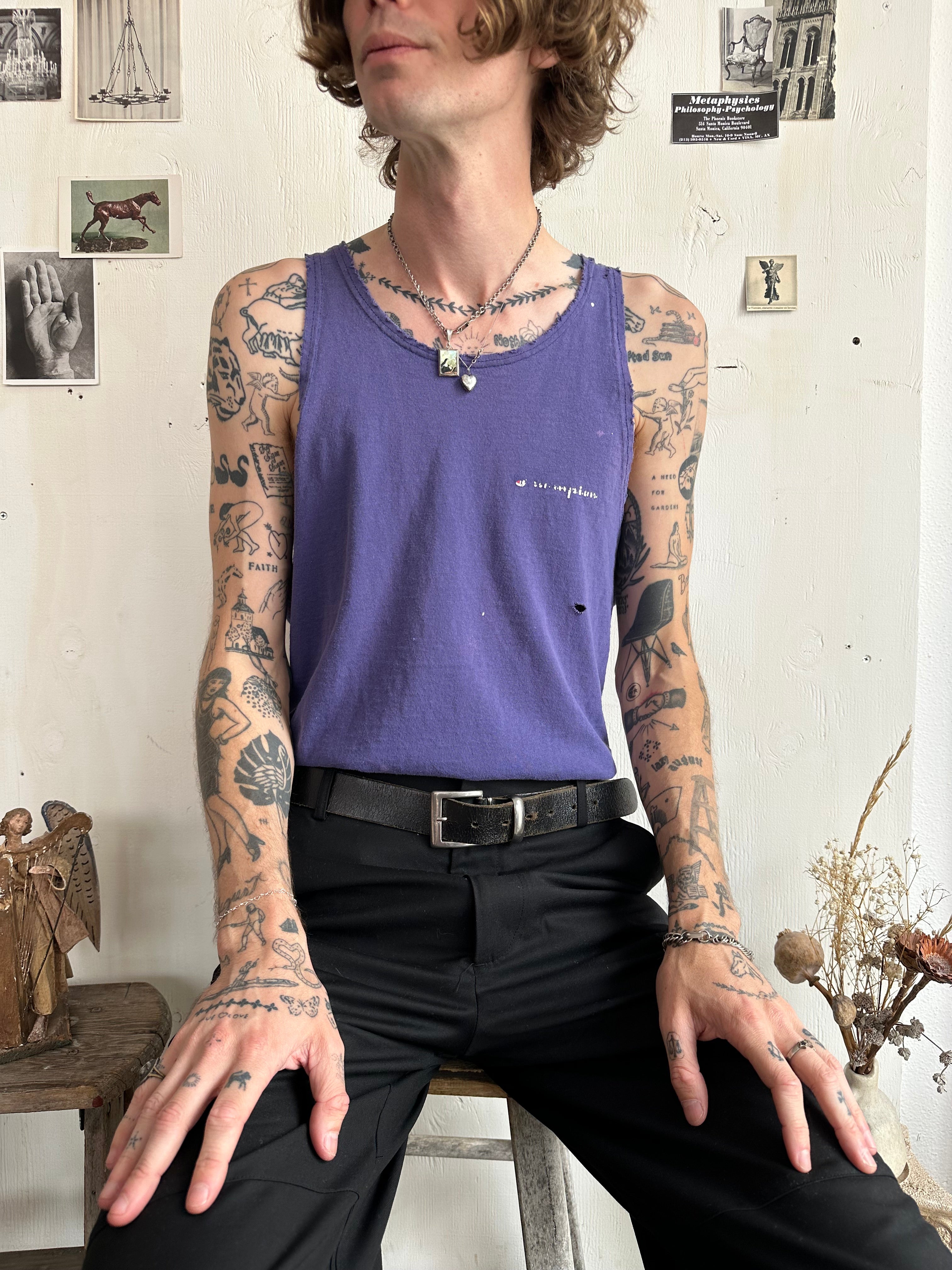 1980s Thrashed Champion Tank Top (XL)