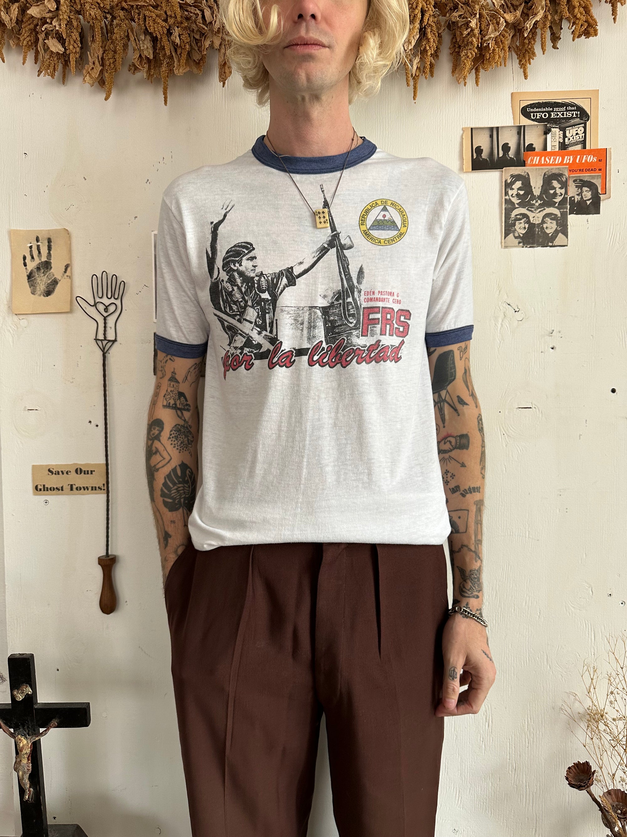 1970s Paper Thin Nicaragua Revolution Tee