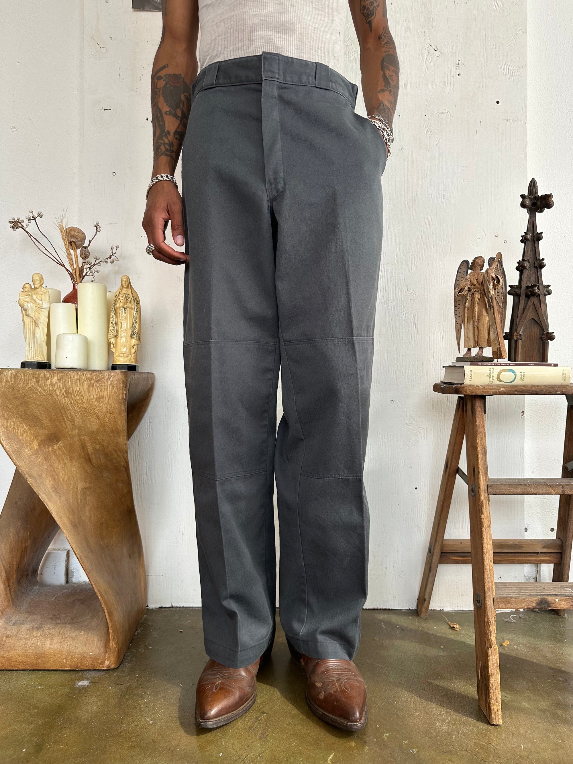 2000s Dark Grey Double Knee Dickies