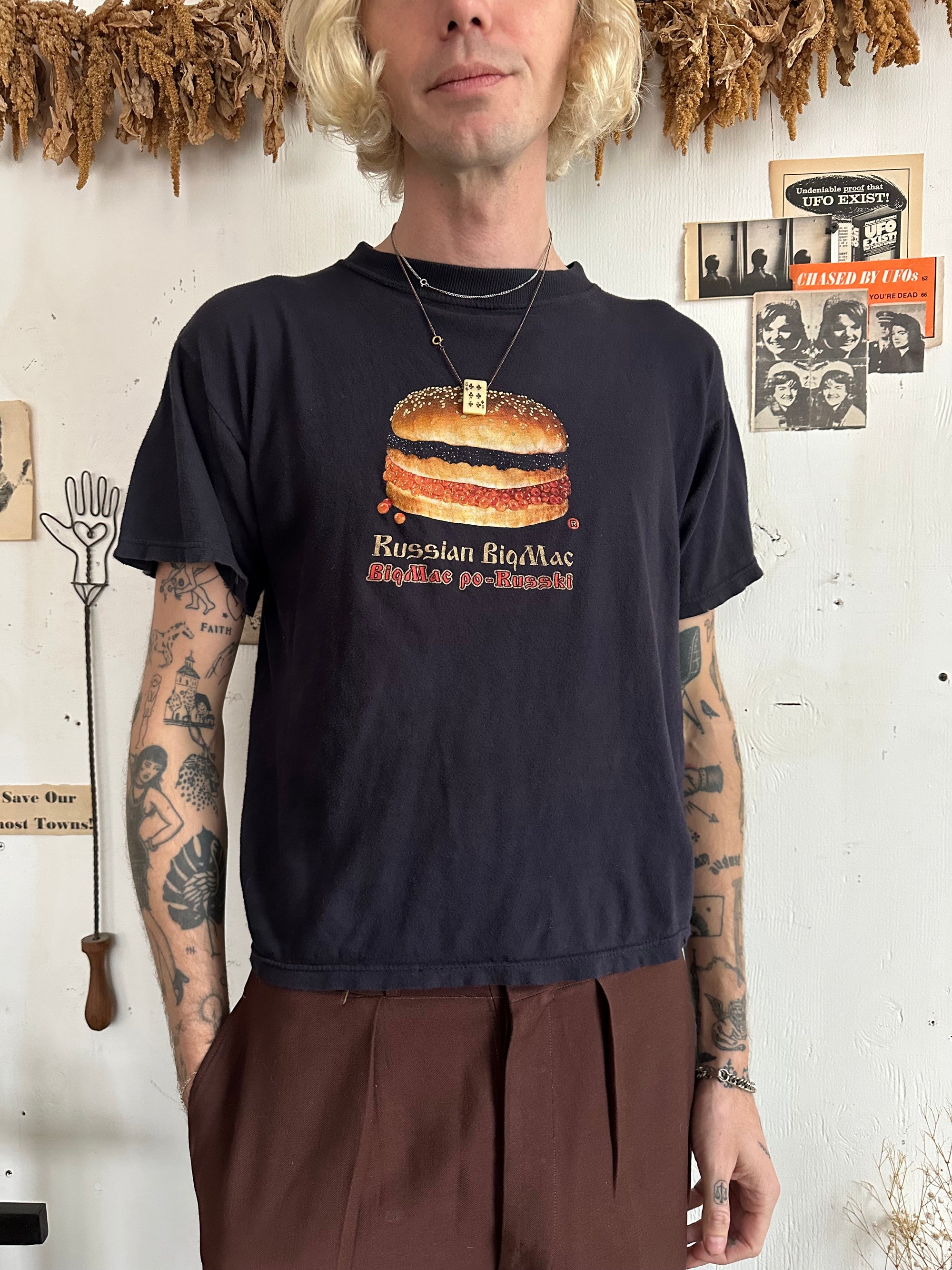 2000s Russian Big Mac T-Shirt