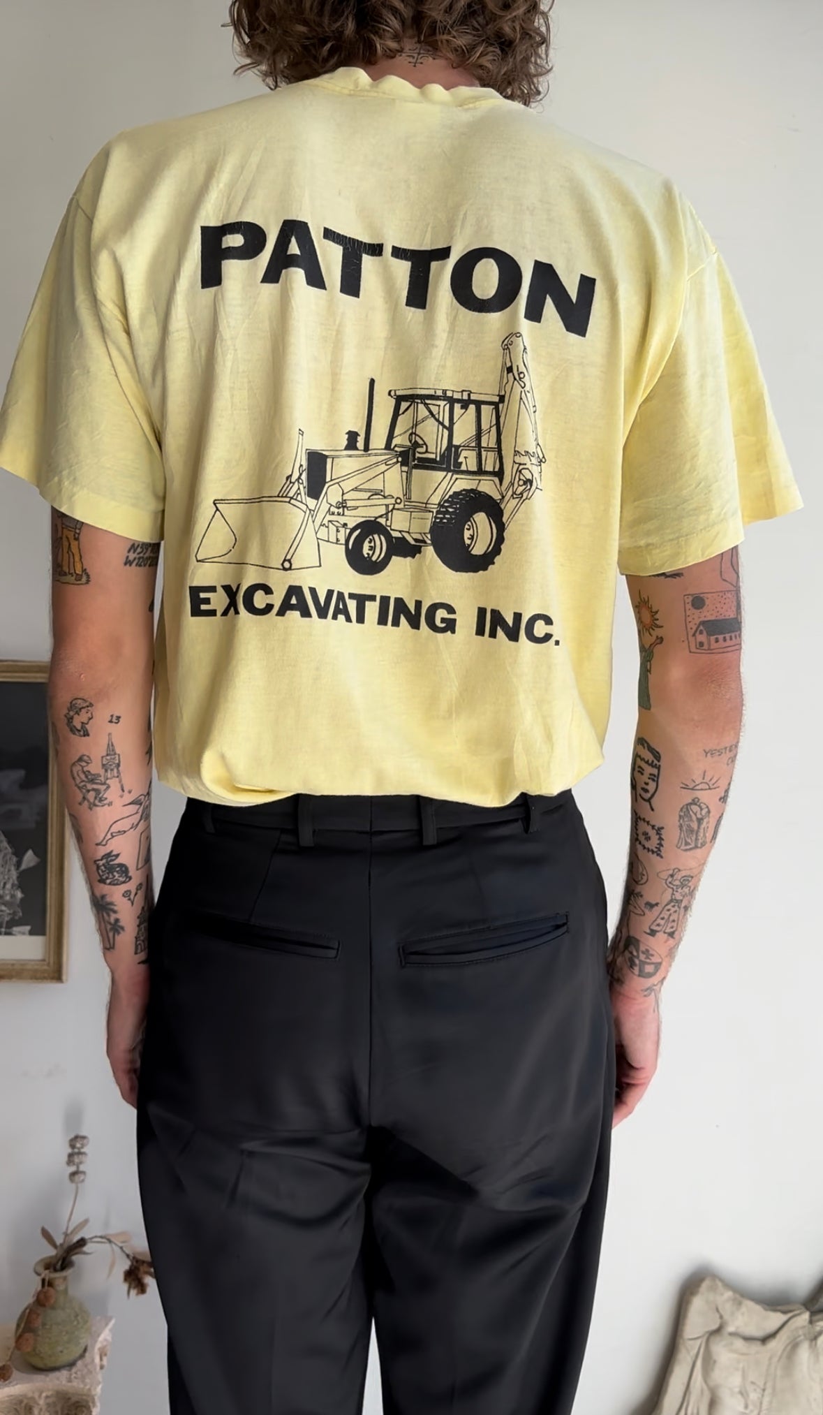 1990s Patton Excavating Tee (L/XL)