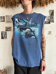 1990s Thrashed Orca Muscle Tee (XXL)