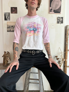 1970s Sunfaded Unicorn Baseball Tee (M)