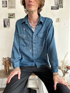 1970s Thrashed Paper Thin Work Shirt (Boxy M/L)