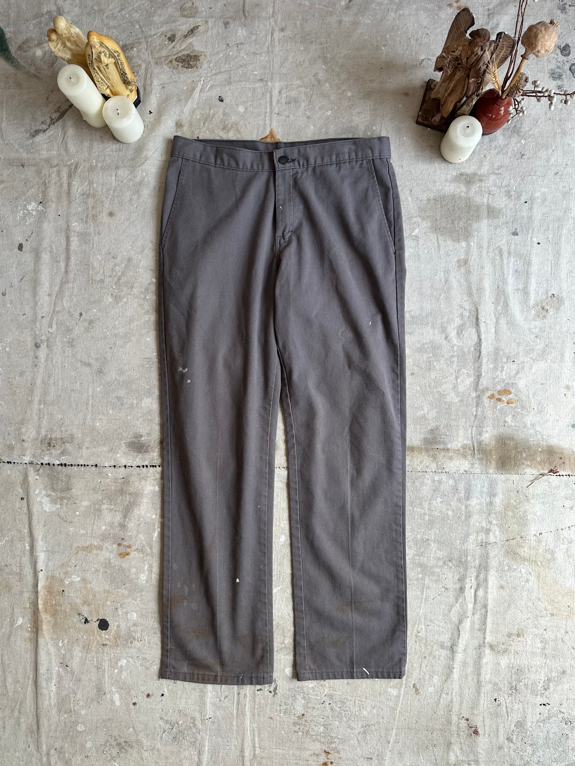 1990s Faded Well Worn Grey Dickies