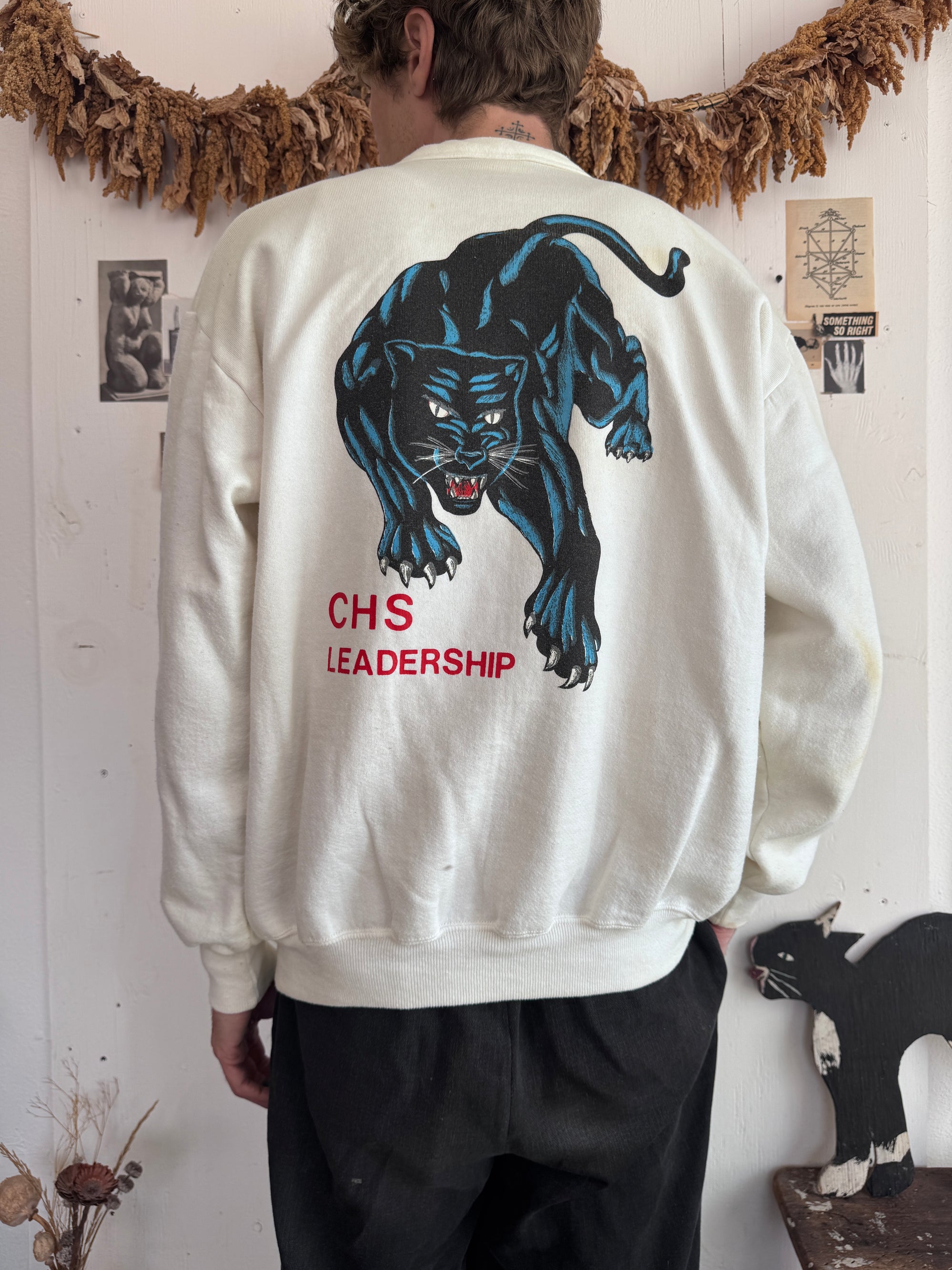 1989 CHS Leadership Panther Cardigan (XL)