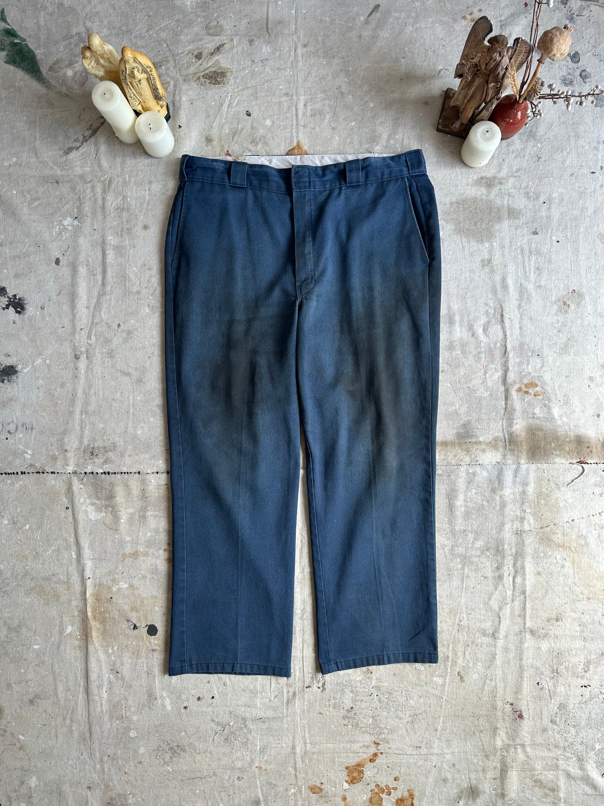1990s Well Worn Faded Blue Dickies