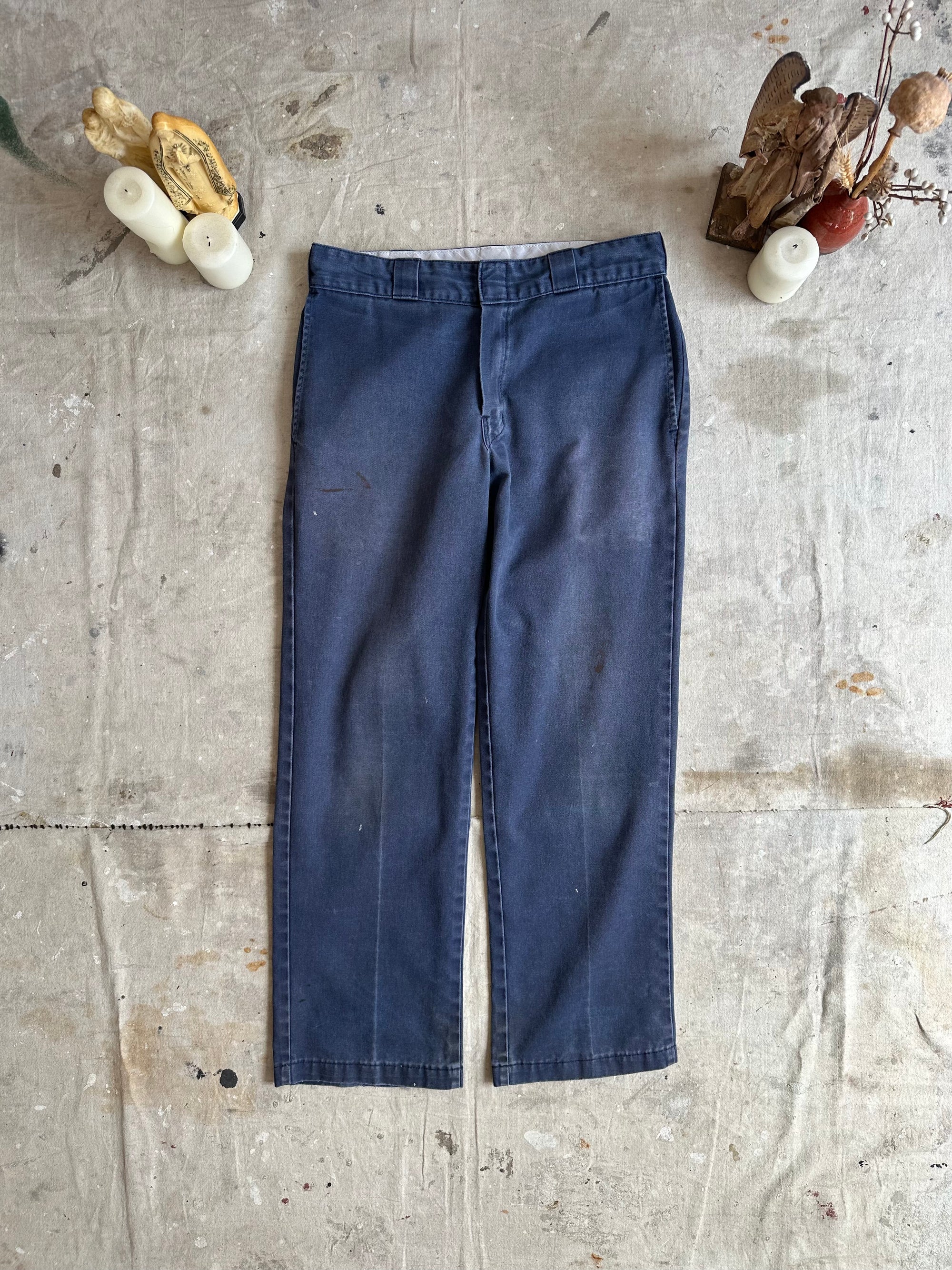 2000s Perfectly Faded Blue Dickies 874