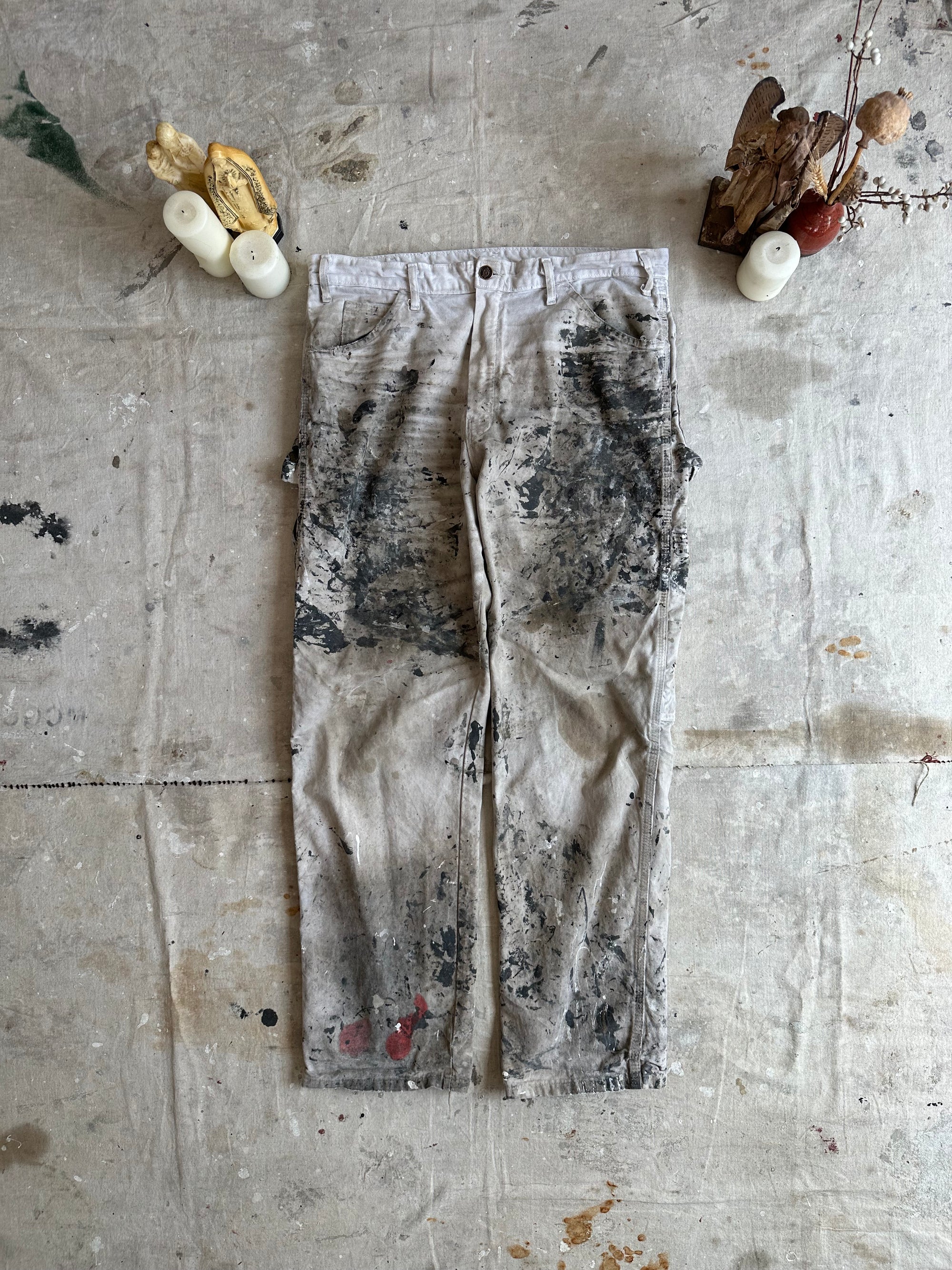 1990s Heavily Painted Dickies Painter Pants