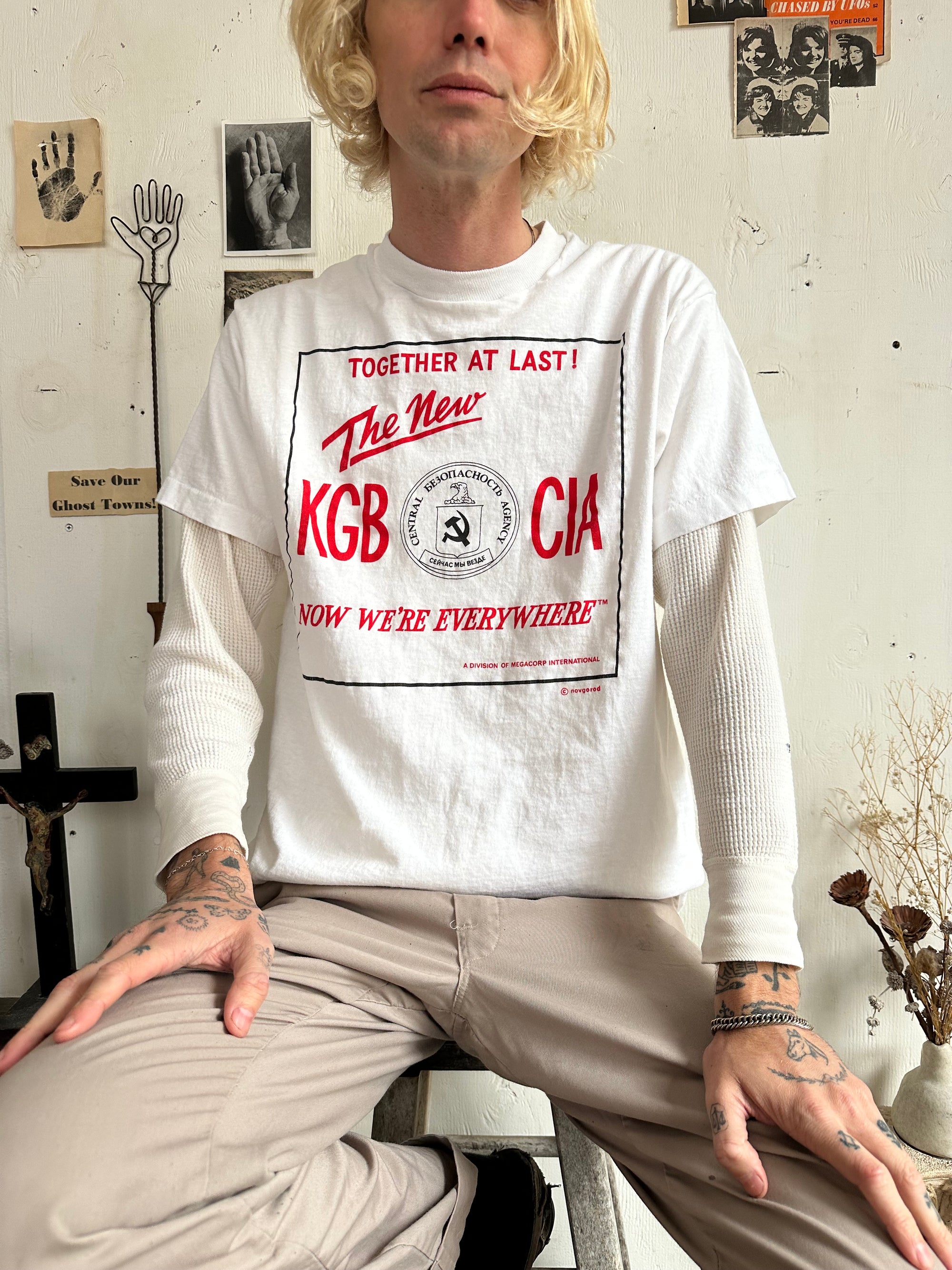 1990s KGB and CIA T-Shirt