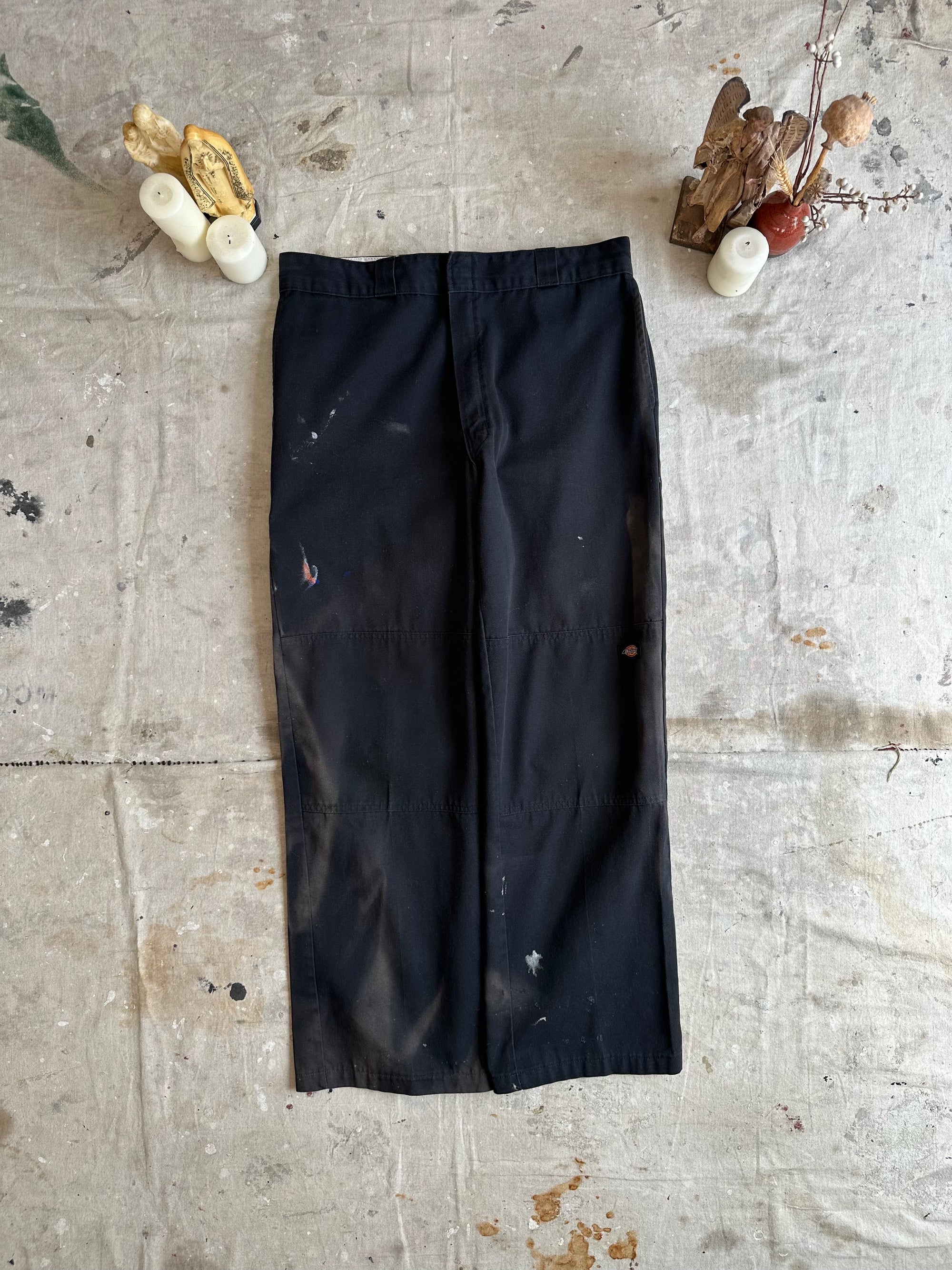 2000s Well Worn Black Loose Fit Dickies