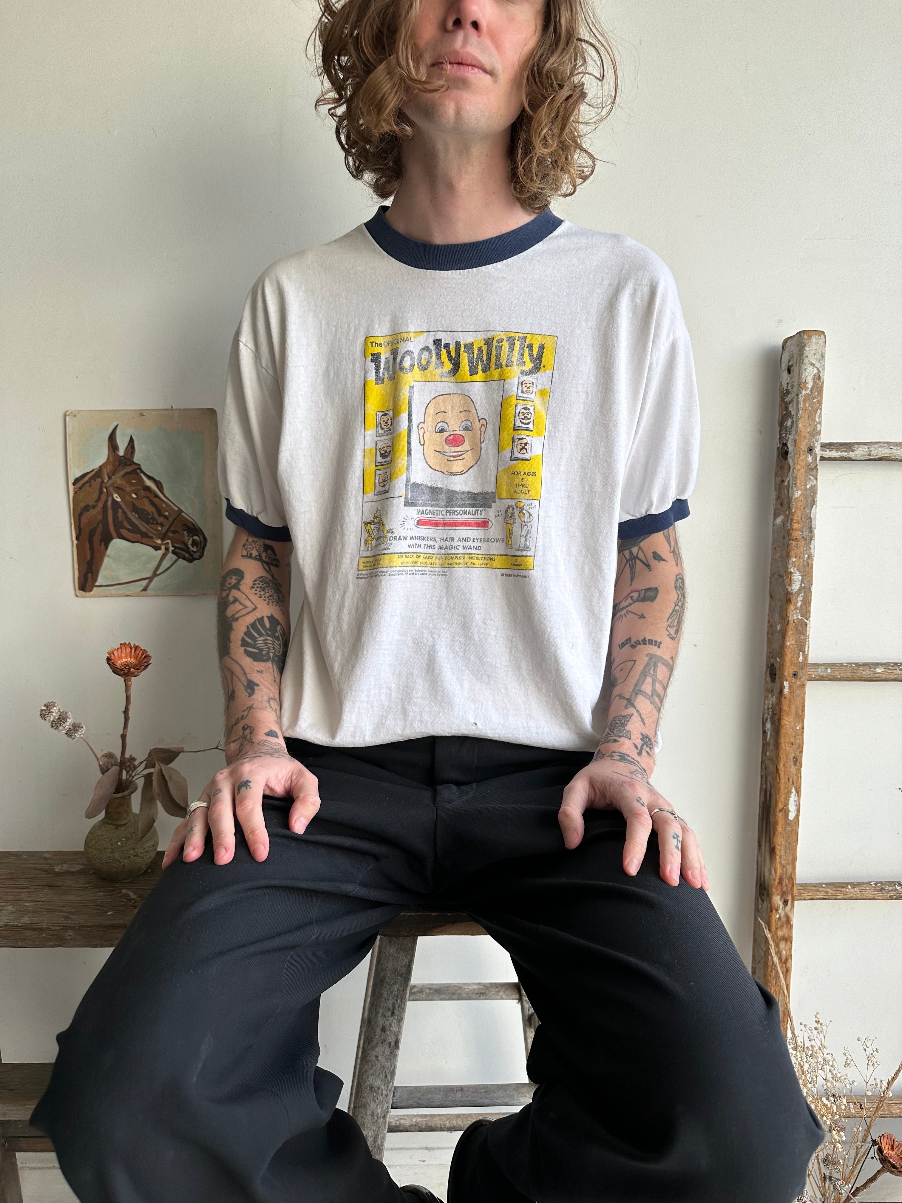 1990s Faded WoolyWilly T-Shirt (XXL)