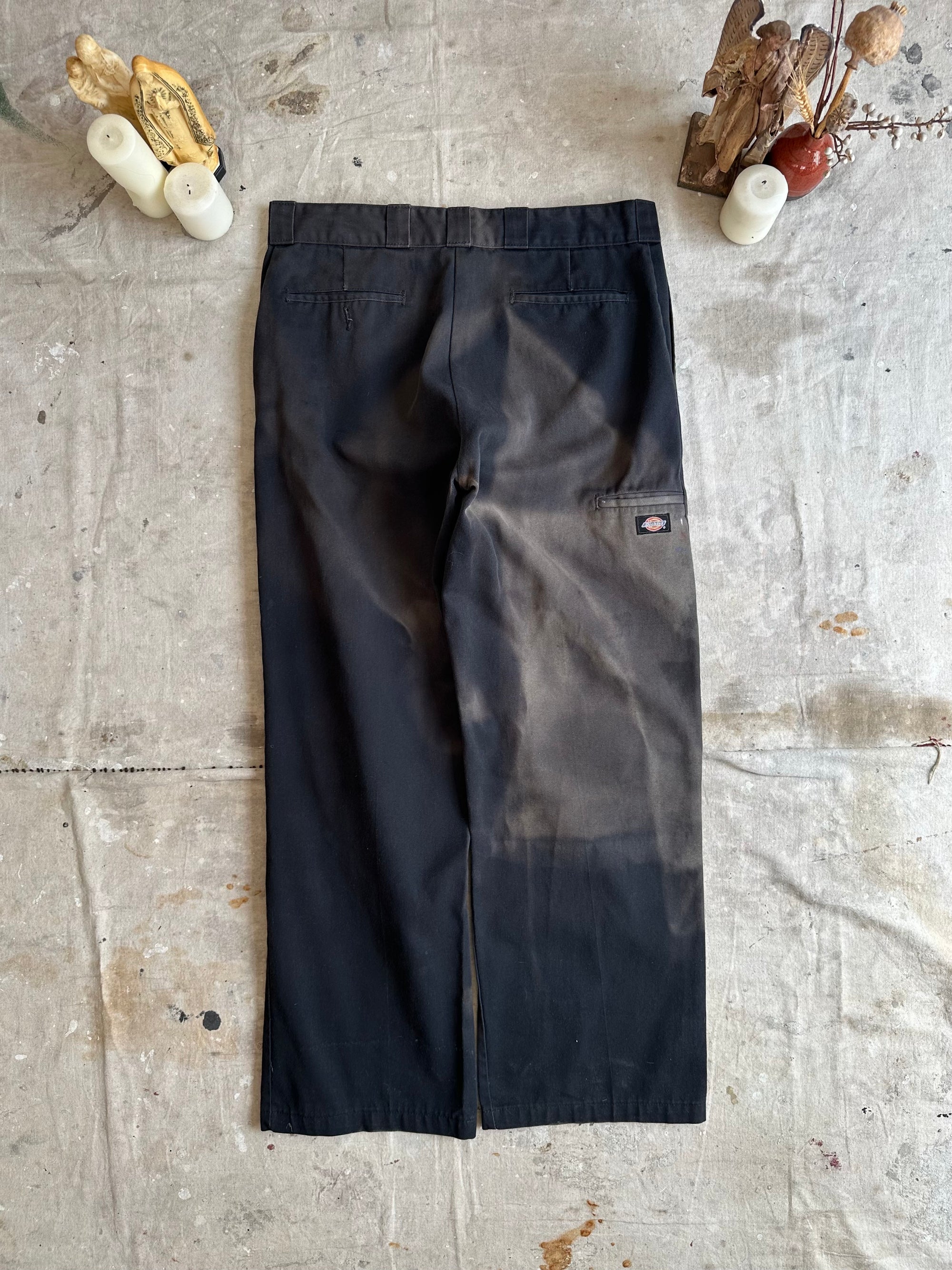 2000s Well Worn Black Loose Fit Dickies