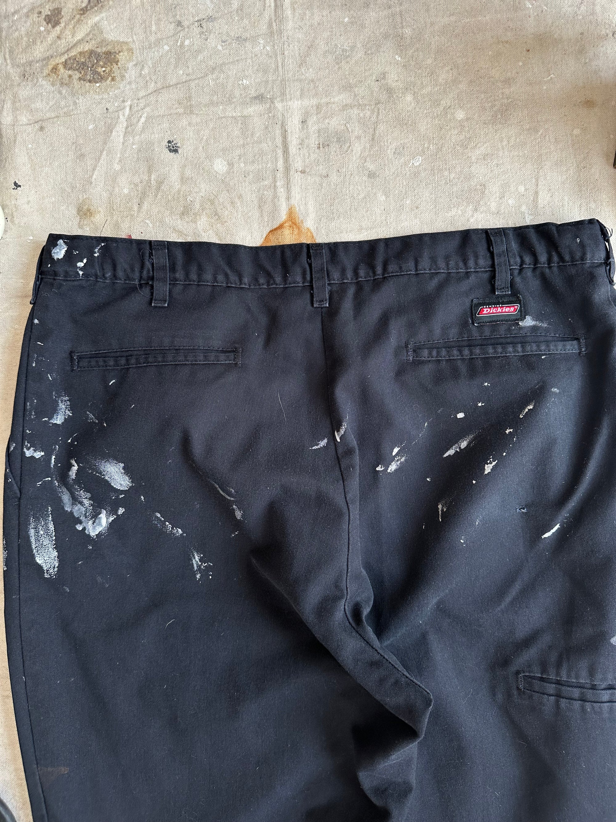 2000s Pleated Paint Stained Dickies