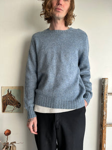 1960s Slate Blue Knit (L)