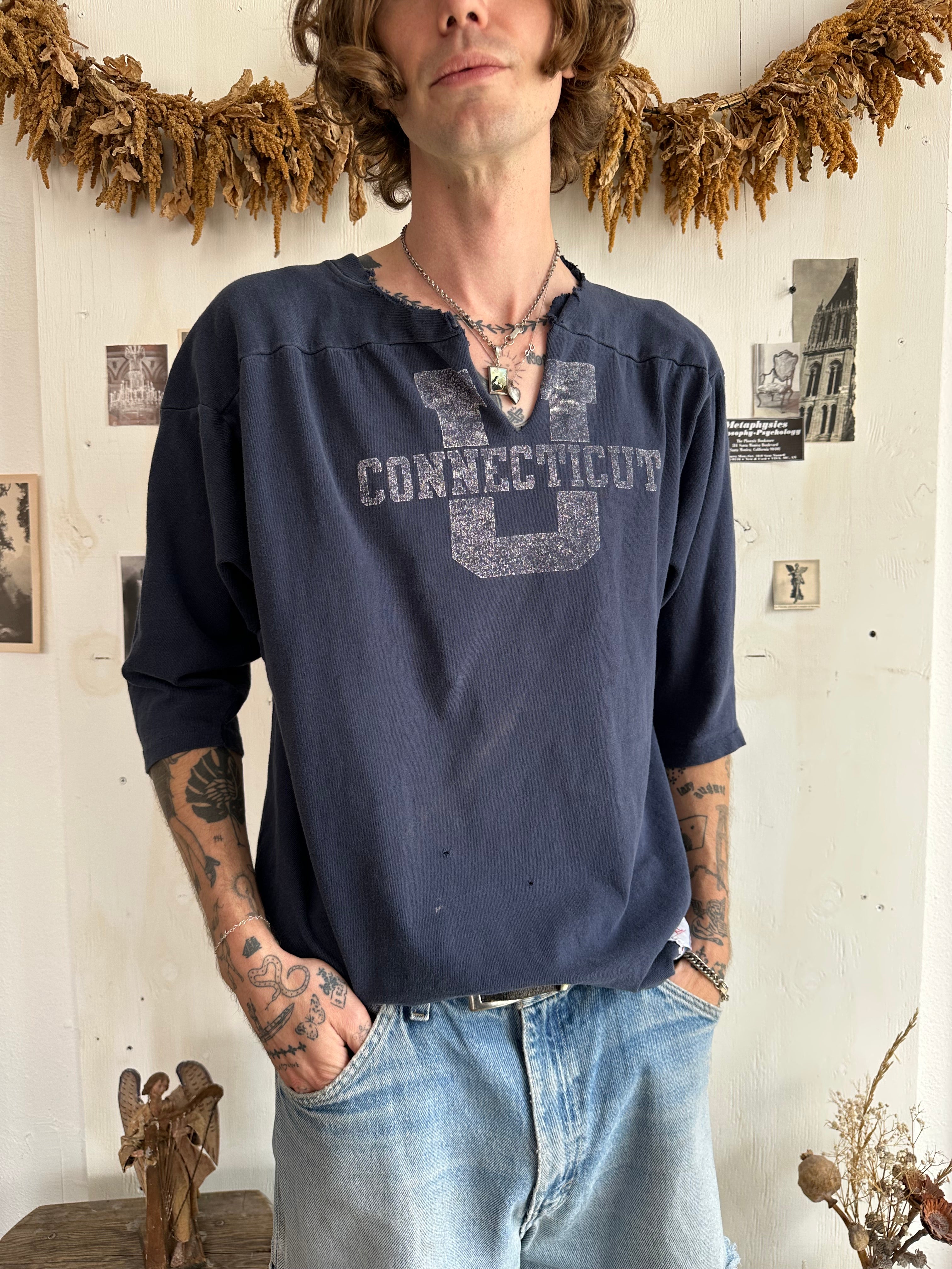 1970s Faded Connecticut Jersey Tee (L/XL)