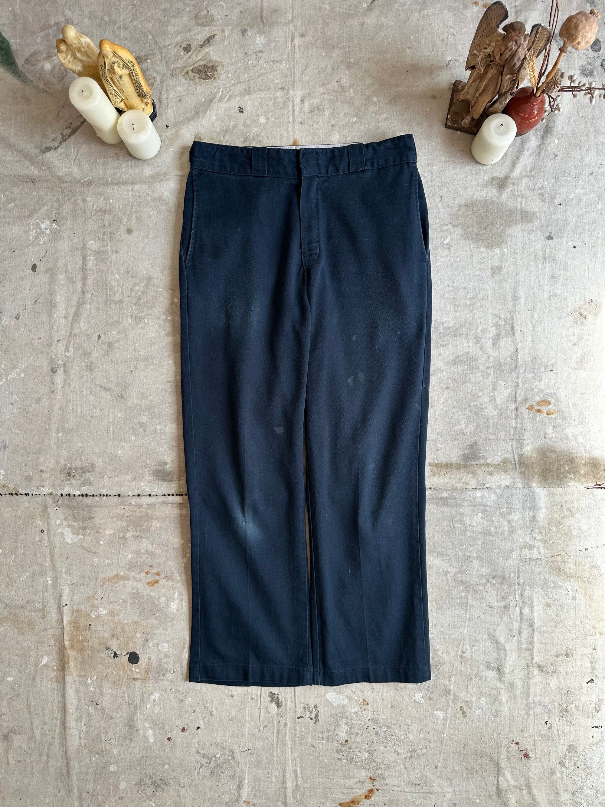 2000s Well Worn Navy Blue Dickies 874 Flex