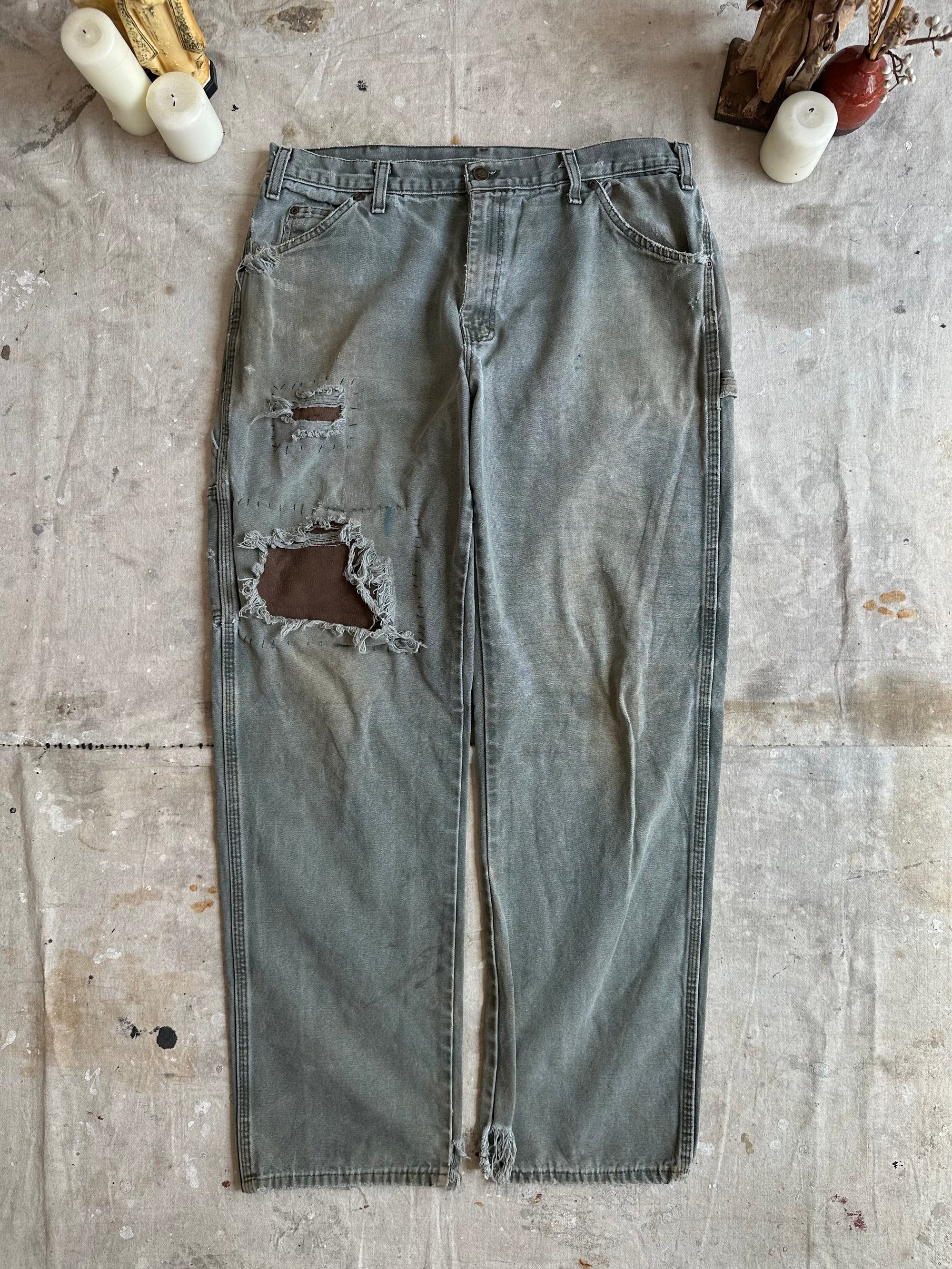 1990s Sunfaded Repaired Dickies Jeans