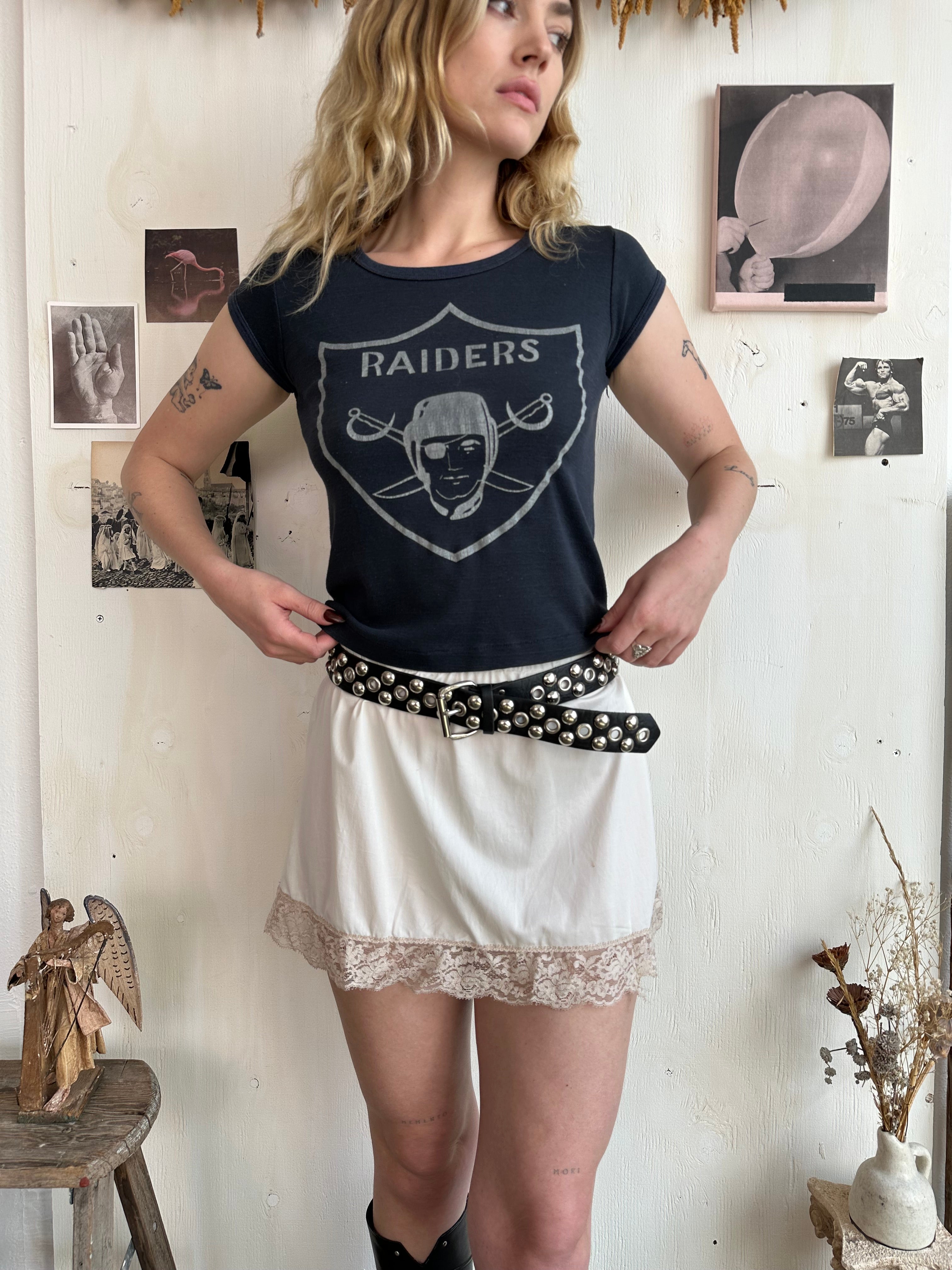 1980s Raiders Tiny Tee (XS/S)