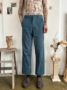 1960s Paper Thin Evergreen Work Pants (32/28)