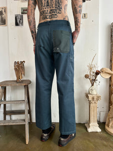 1960s Paper Thin Evergreen Work Pants (32/28)