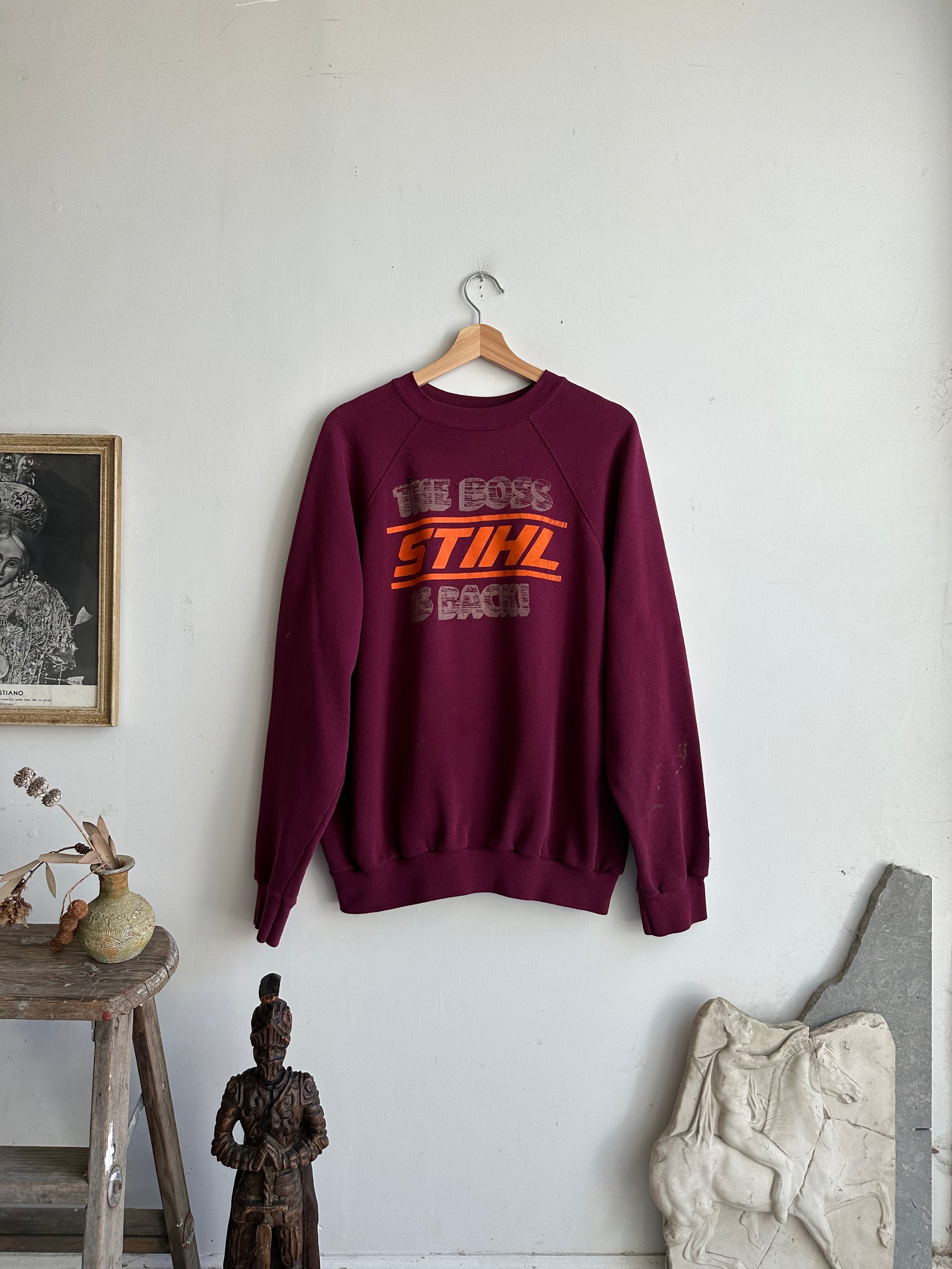 1990s Stihl Chainsaw Sweatshirt (Boxy M)