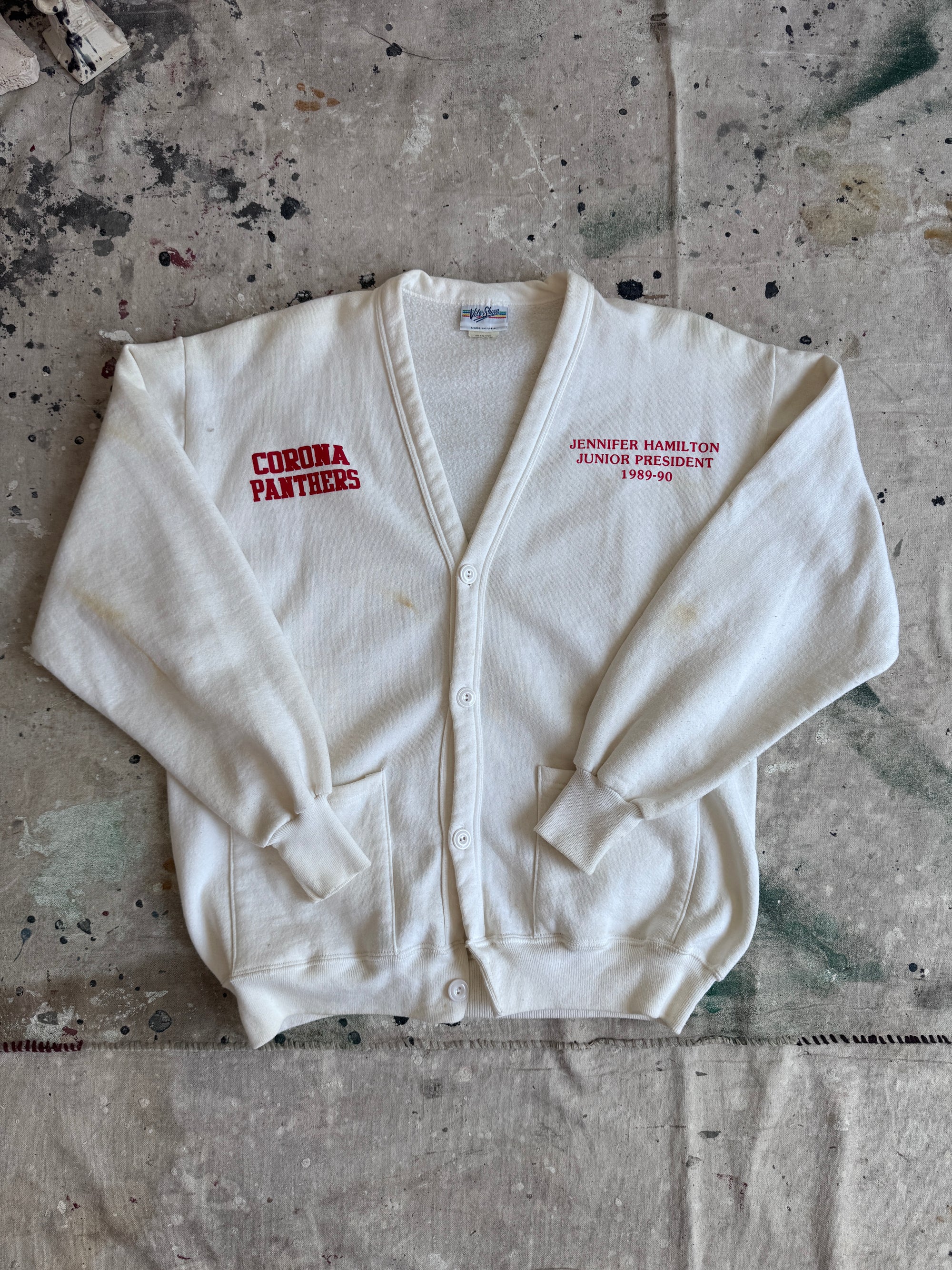 1989 CHS Leadership Panther Cardigan (XL)
