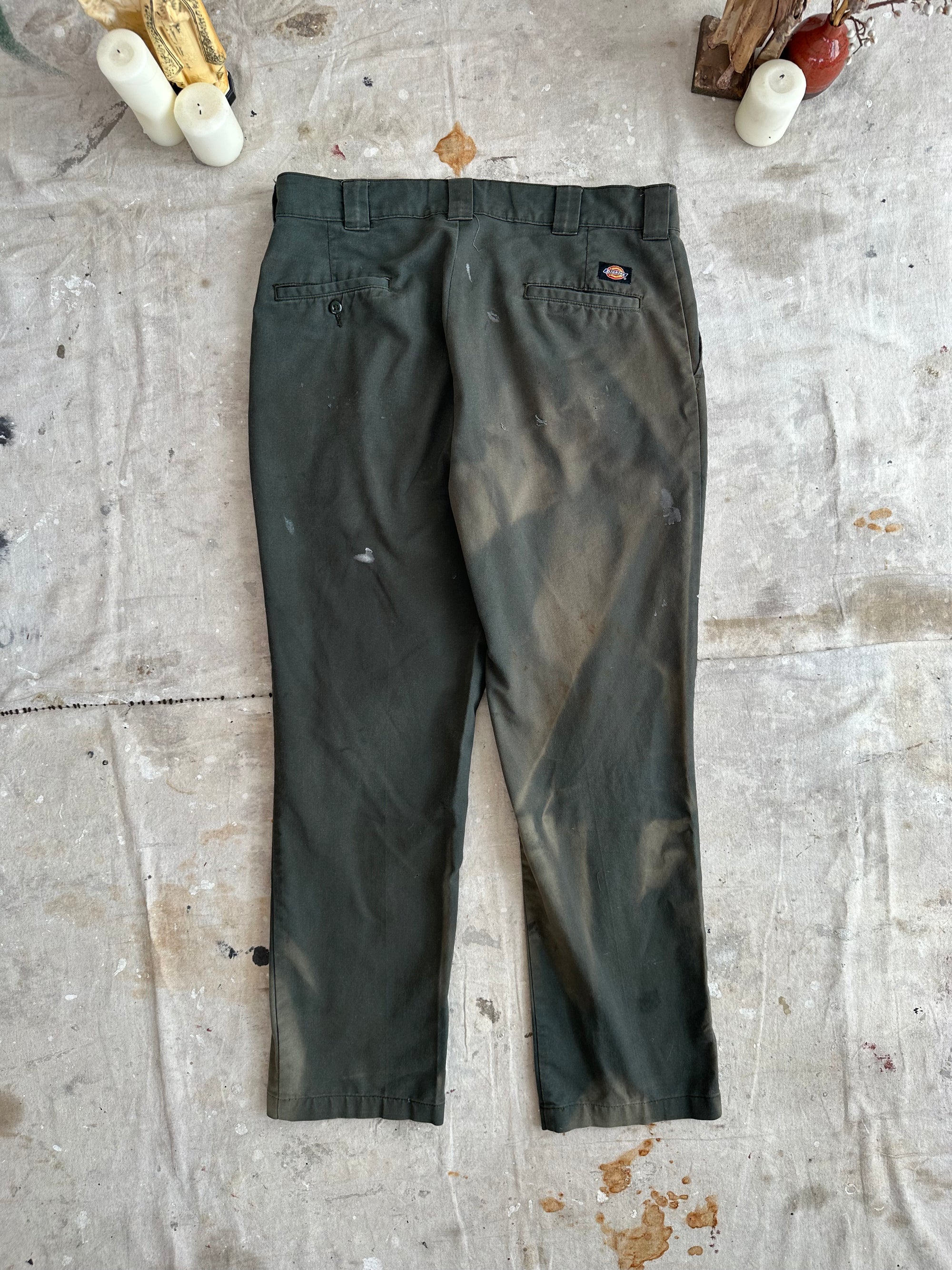 2000s Sunfaded Green Dickies 874