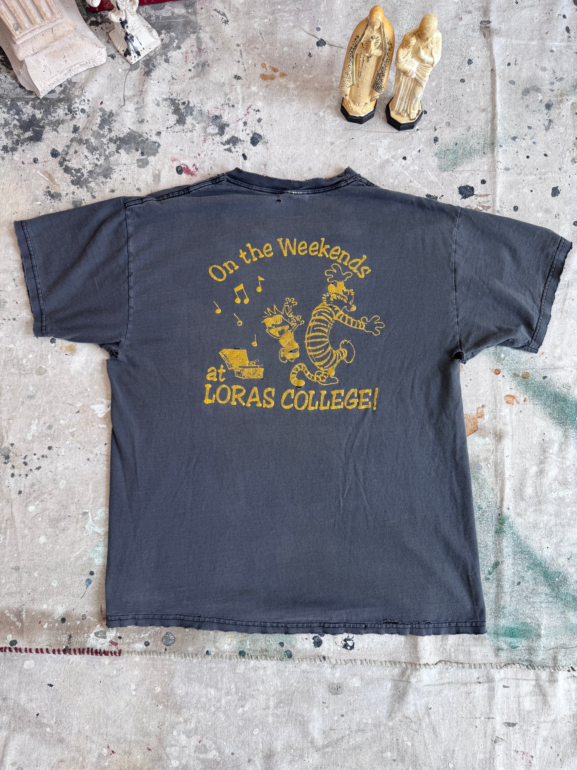 1990s Thrashed Calvin & Hobbs T-Shirt (XL)
