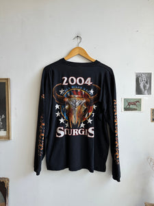 2000s Thrashed Lone Wolf Chopper Long Sleeve (Boxy XL)