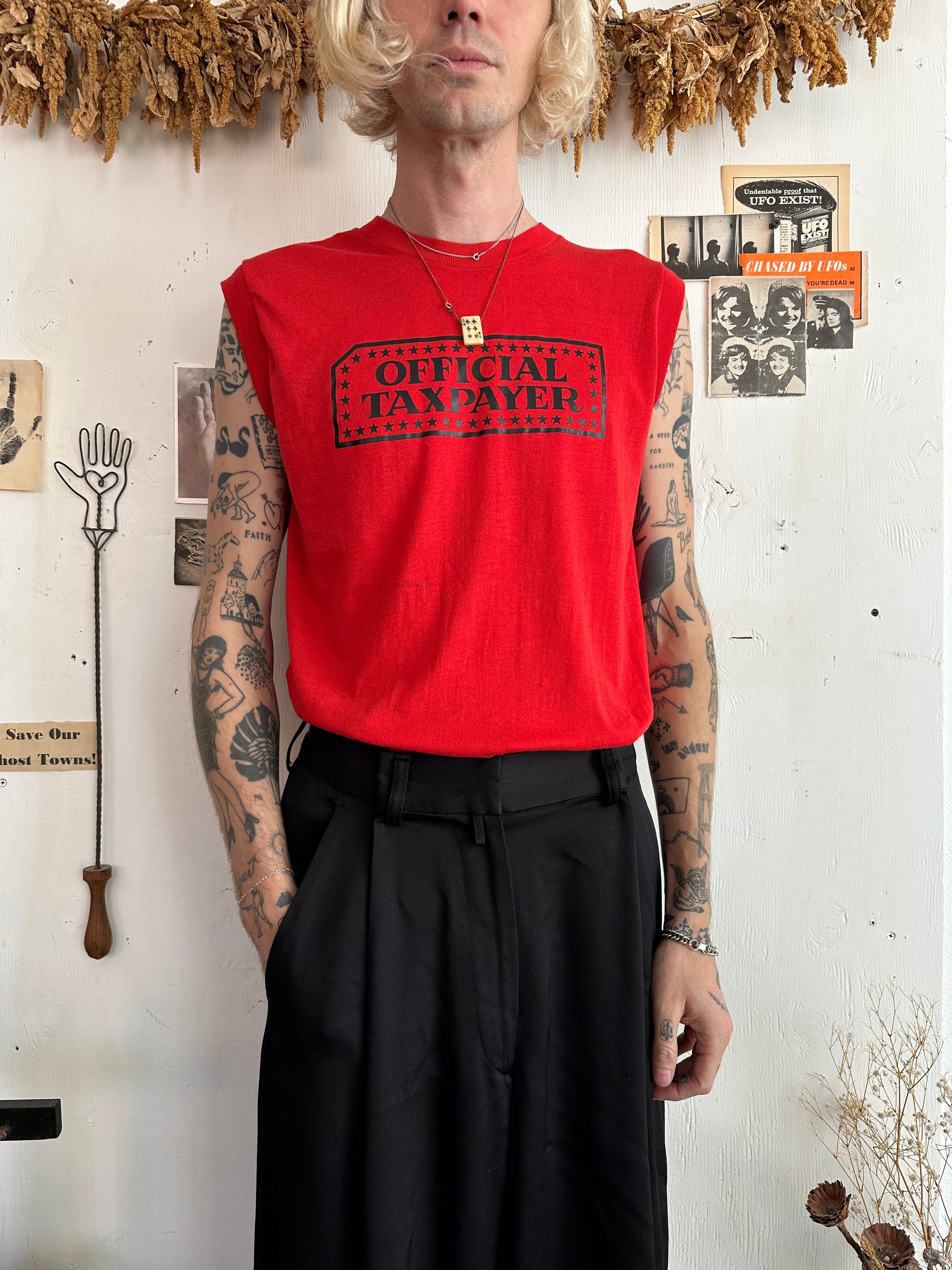 1980s Official Taxpayer Muscle Tee