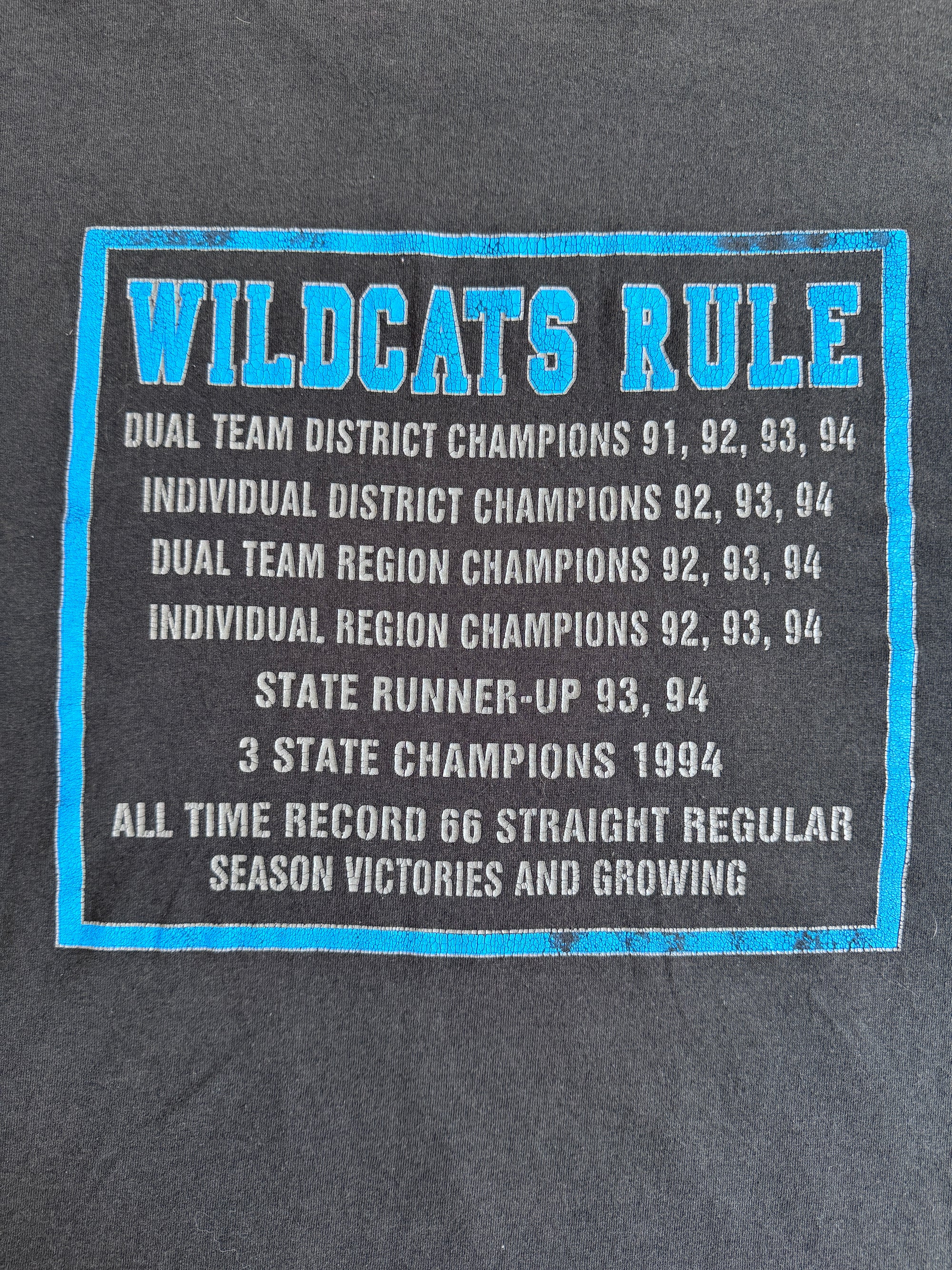 1994 Three Peat Wildcats T-Shirt (XL)
