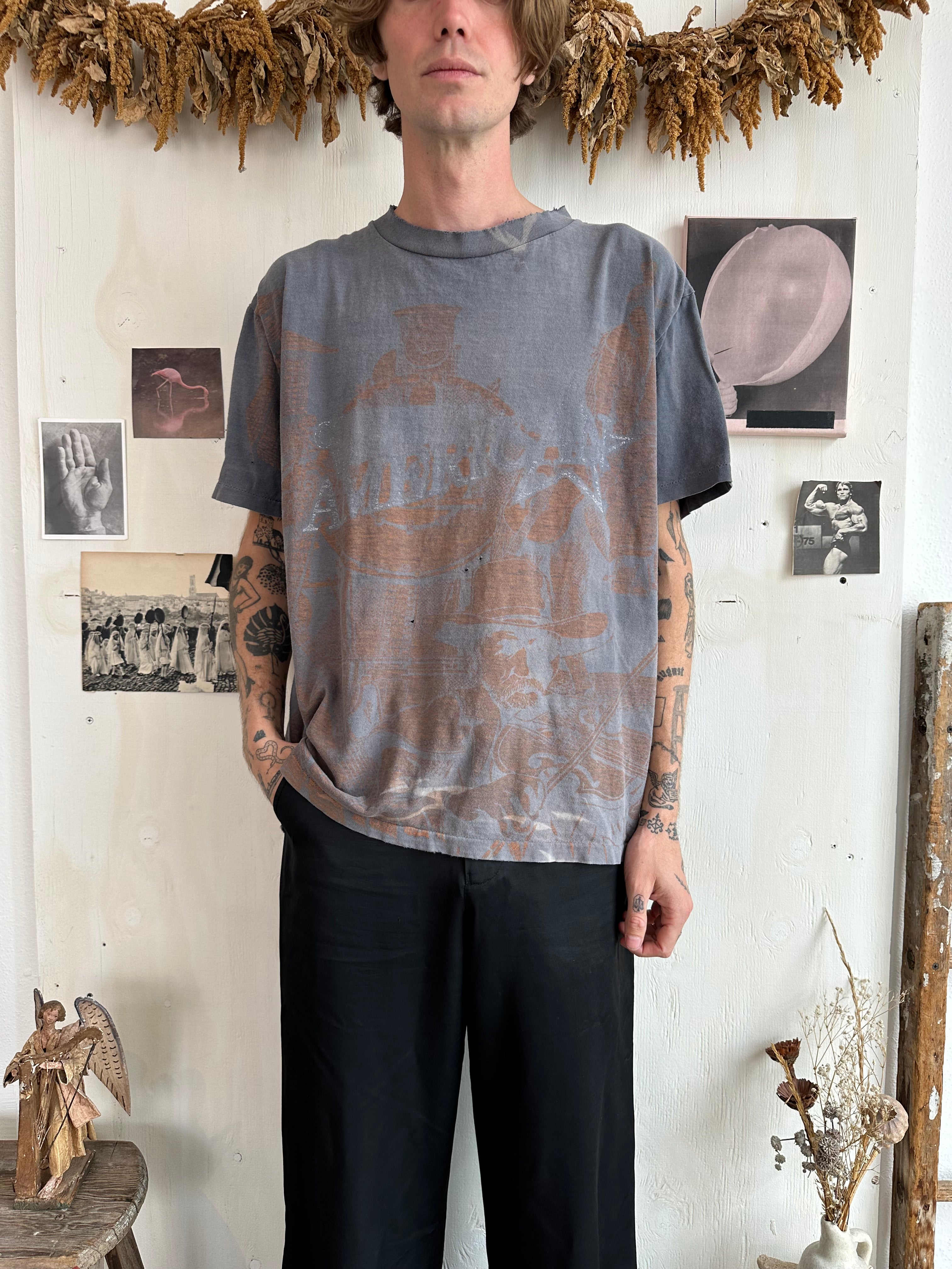 1990s Thrashed Country Western AOP Tee (Boxy XL)