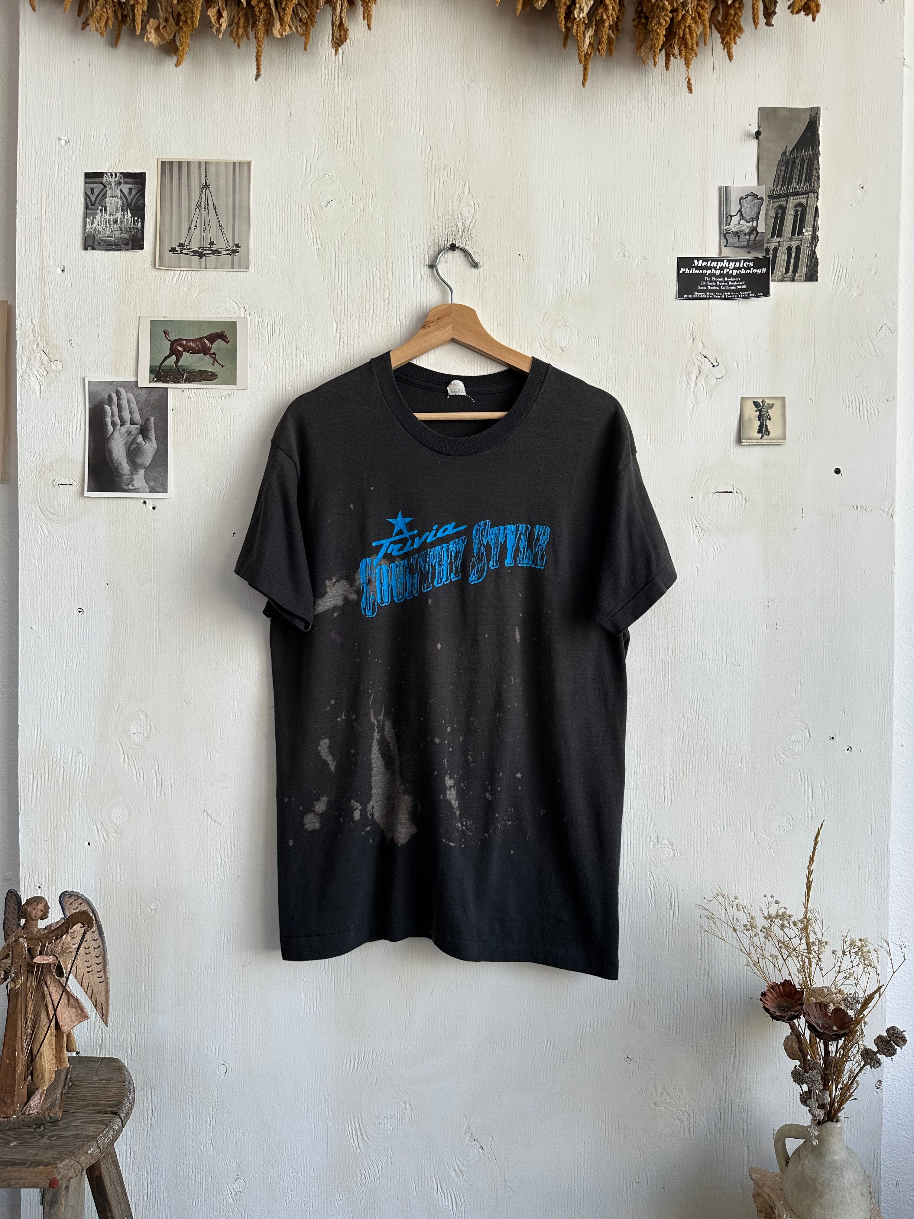 1980s Faded Country Style T-Shirt (XL)