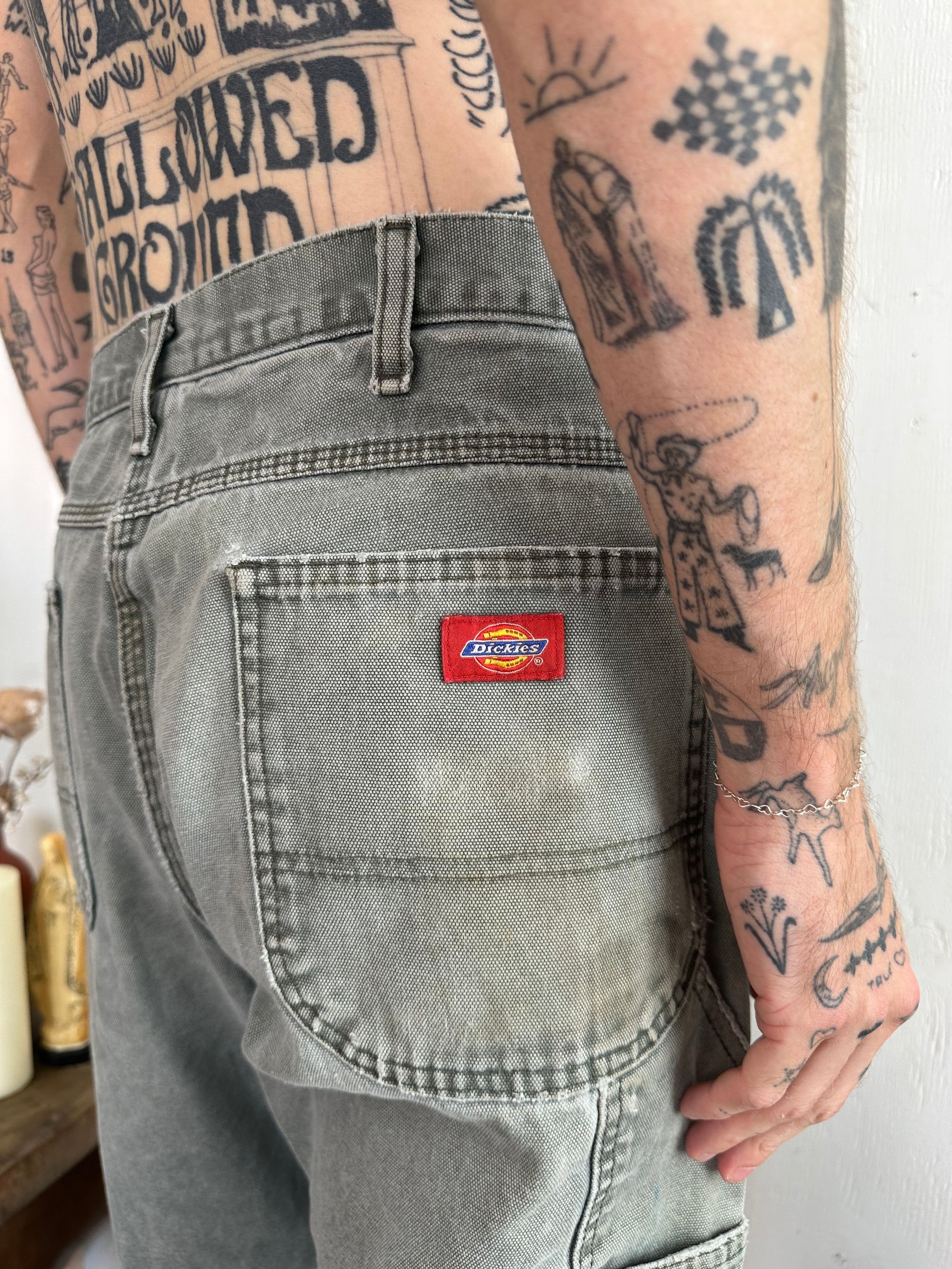 1990s Sunfaded Repaired Dickies Jeans