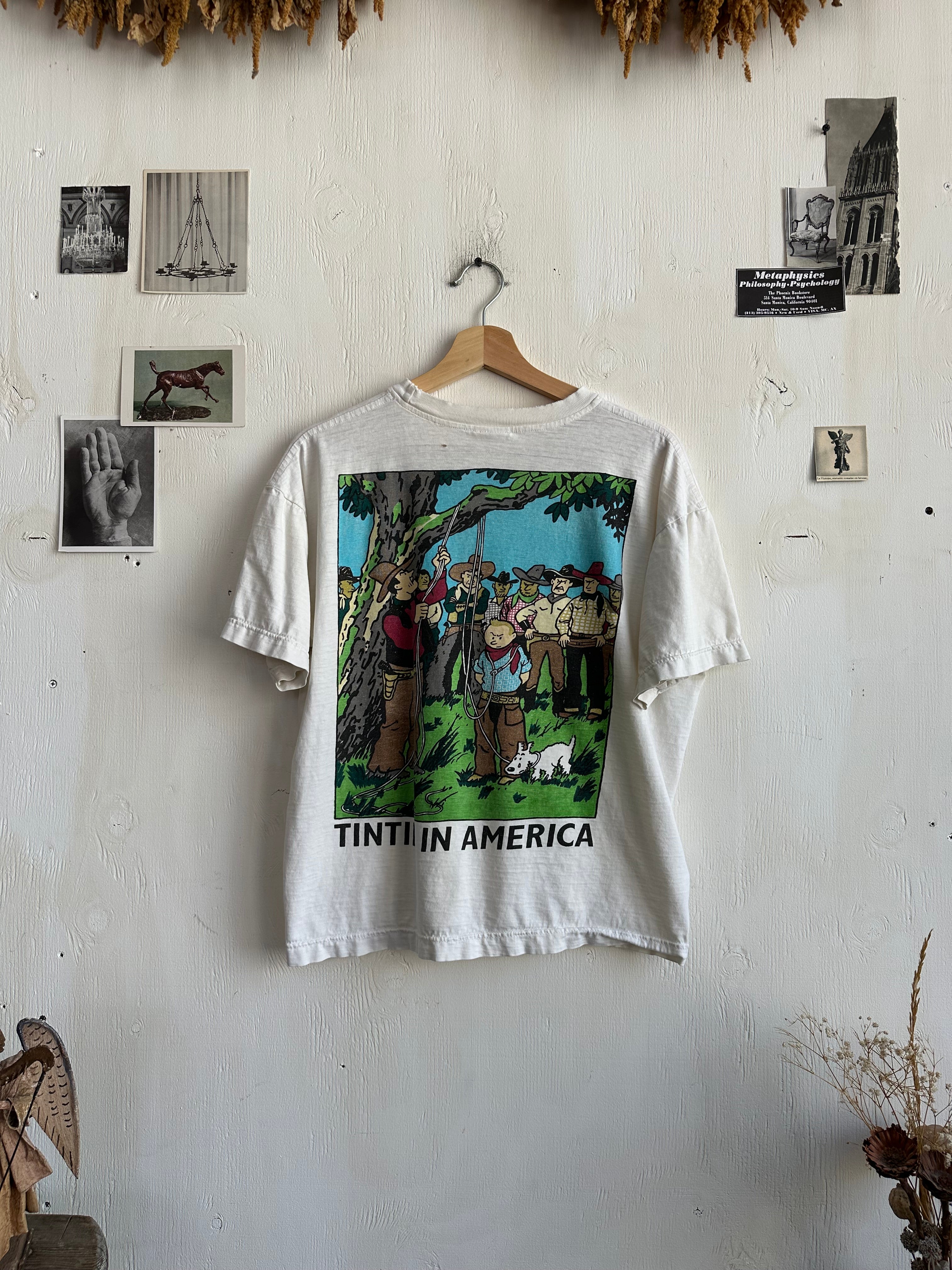 1990s Tin Tin In American Tee (Boxy M)