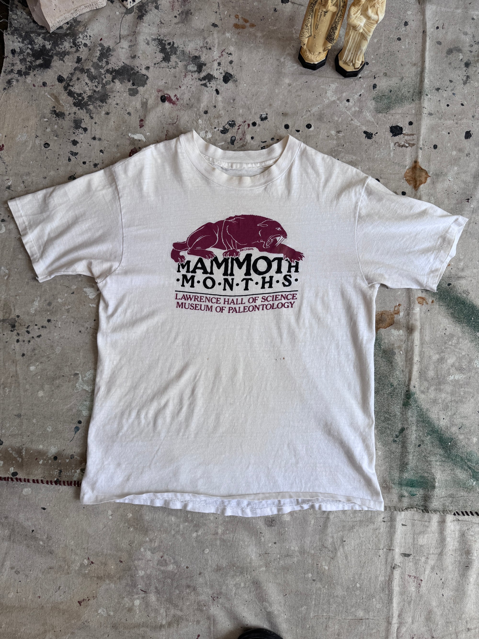 1980s Museum of Paleontology Saber-Tooth Tiger Tee (L)