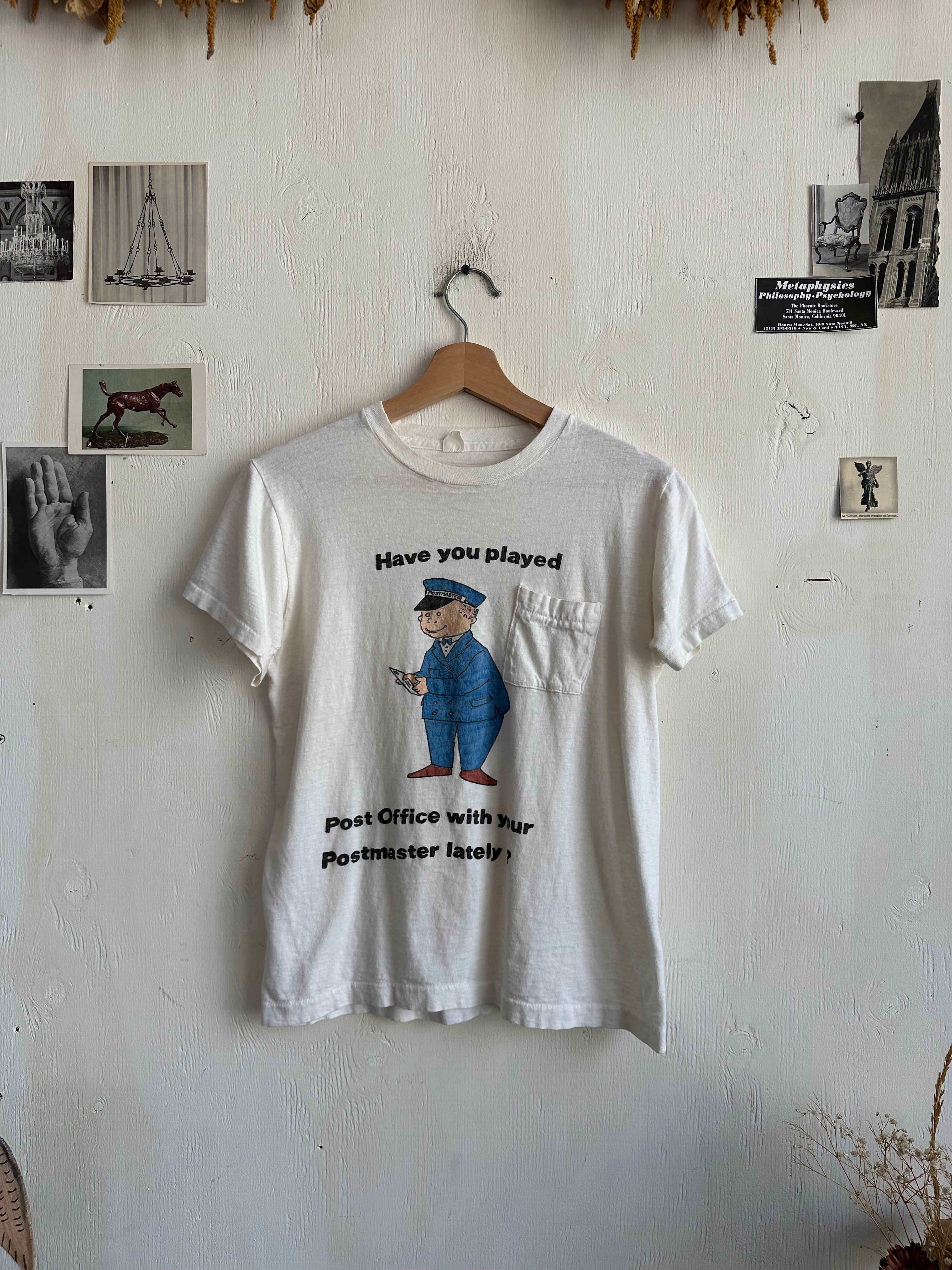 1970s Faded Post Office Pocket Tee (S/M)